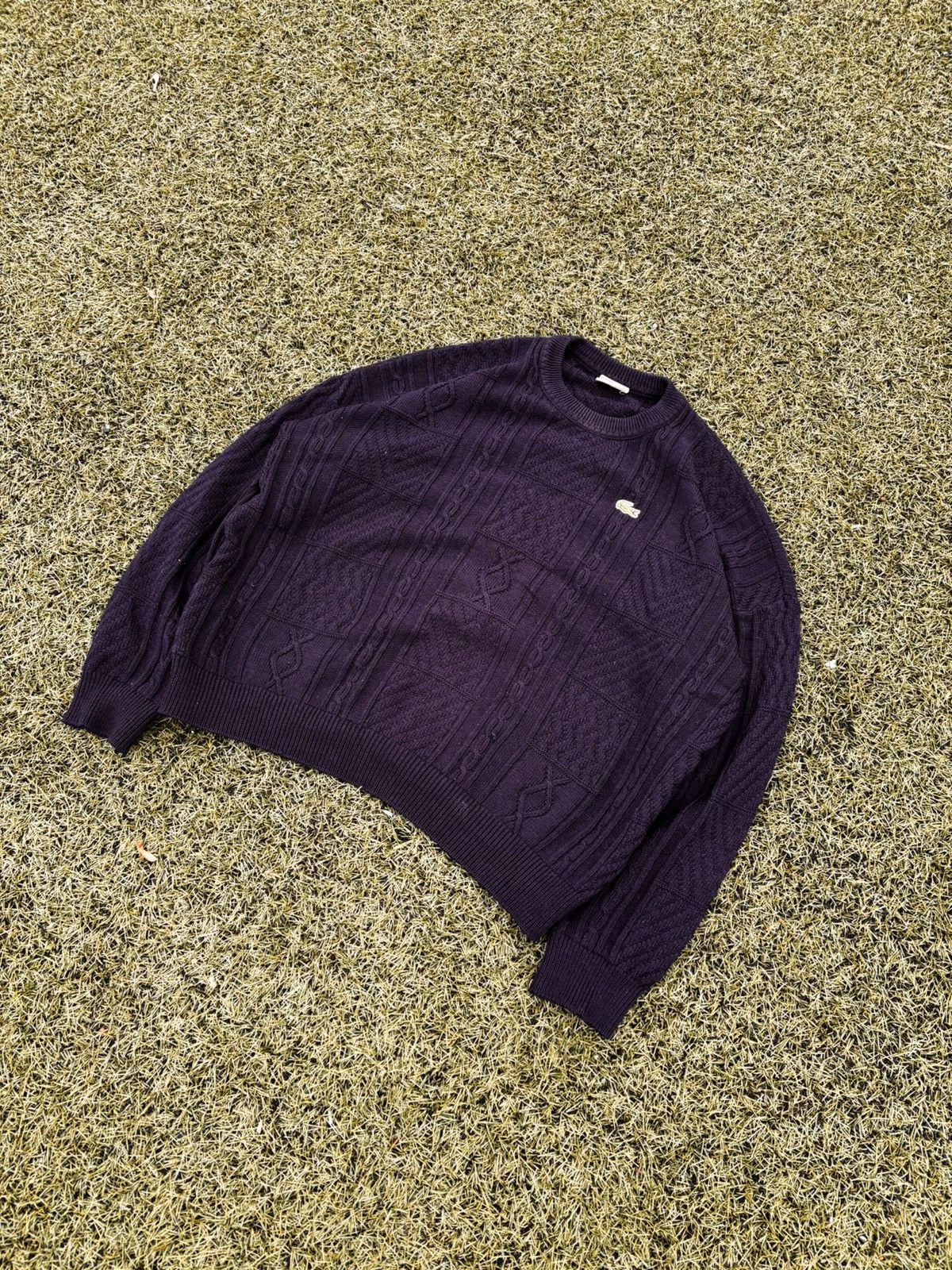 Lacoste × Vintage Sweater Lacoste Size US L / EU 52-54 / 3 - 1 Thumbnail