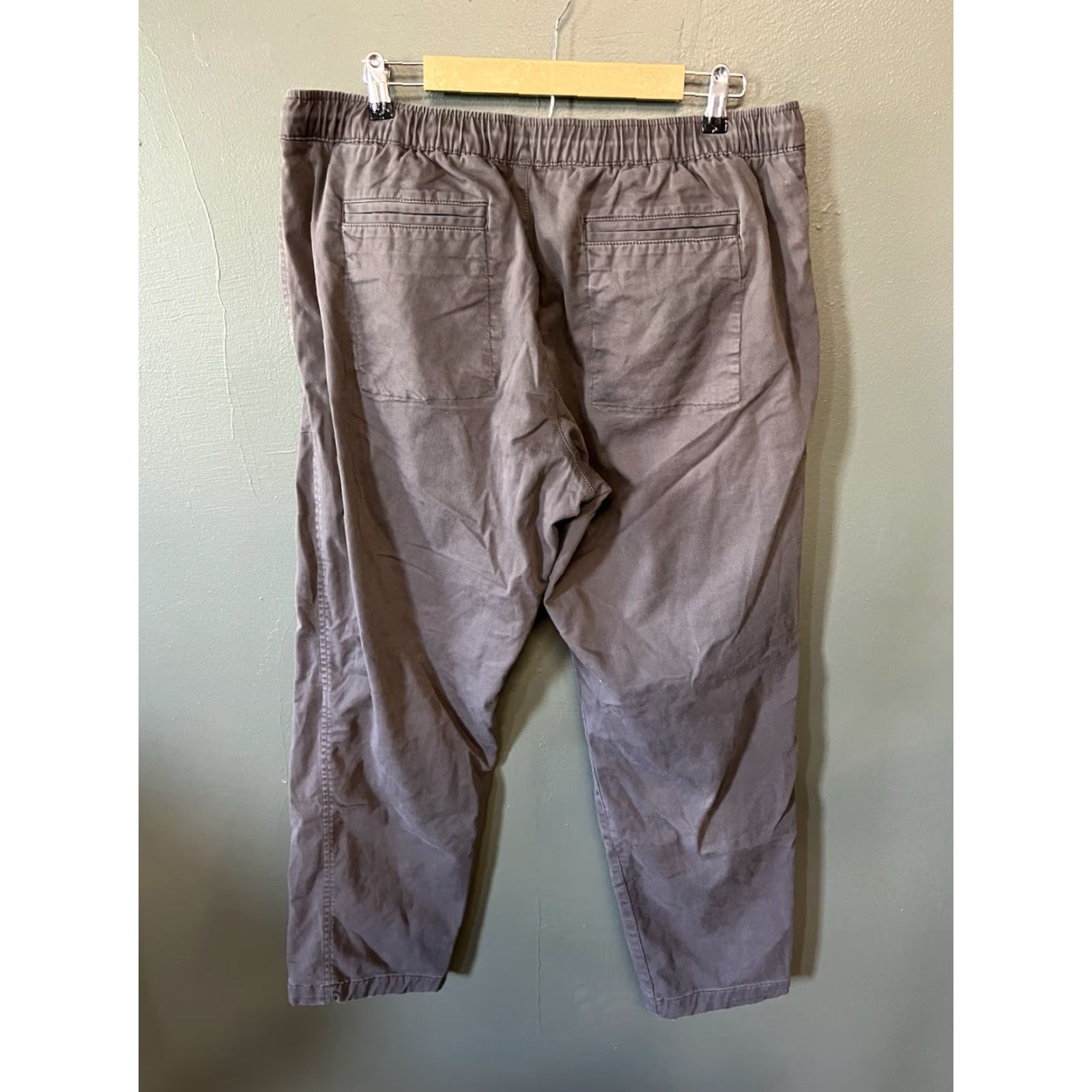 Vintage VINTAGE LL Bean Mens Gray Lined Outdoor Jogger Pants Size XL w/ Drawstring Size US 36 / EU 52 - 2 Thumbnail