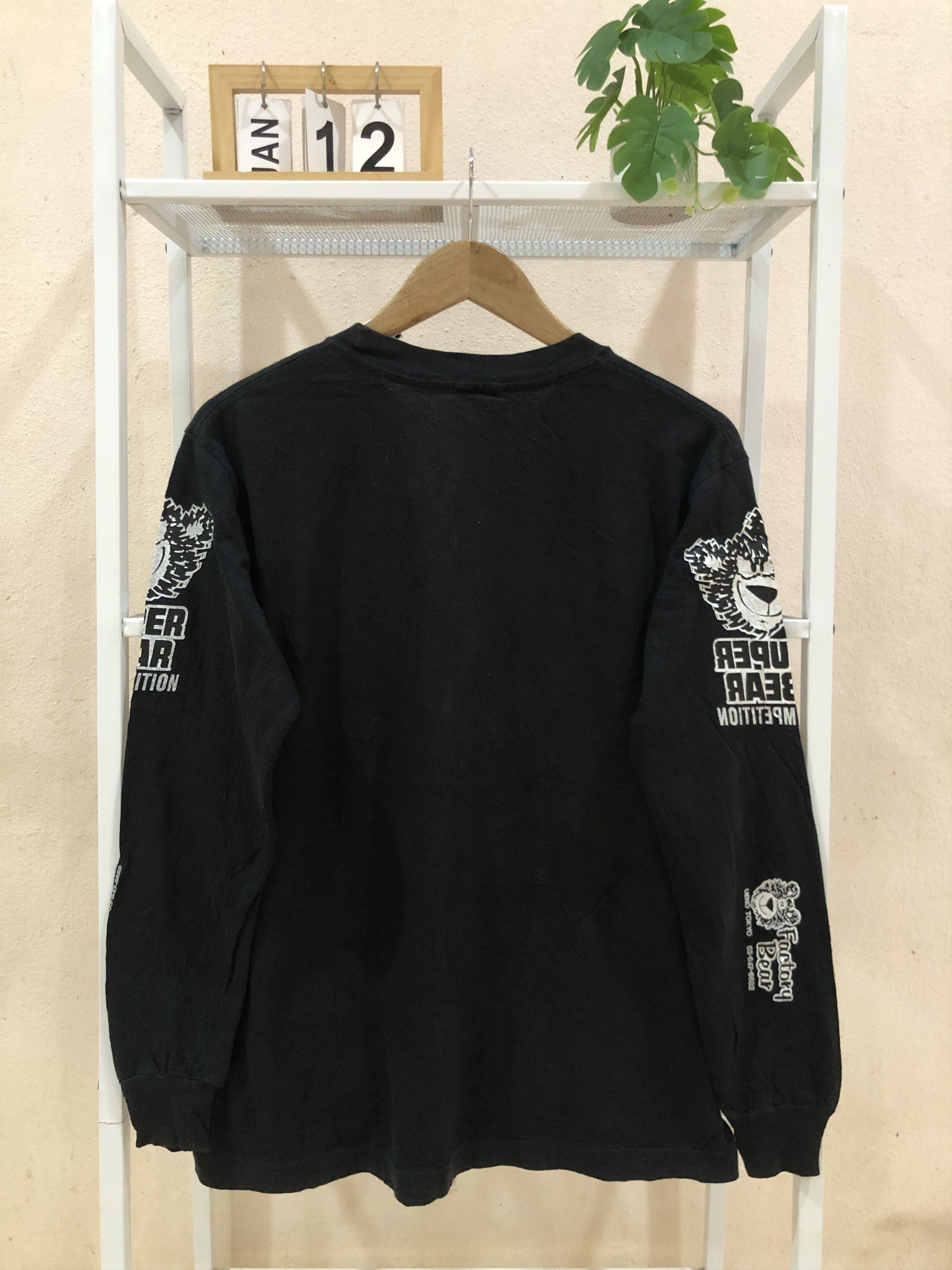 Japanese Brand Vintage 90s Super Bear Factory Bear BMX Longsleeve Tee Size US M / EU 48-50 / 2 - 2 Thumbnail