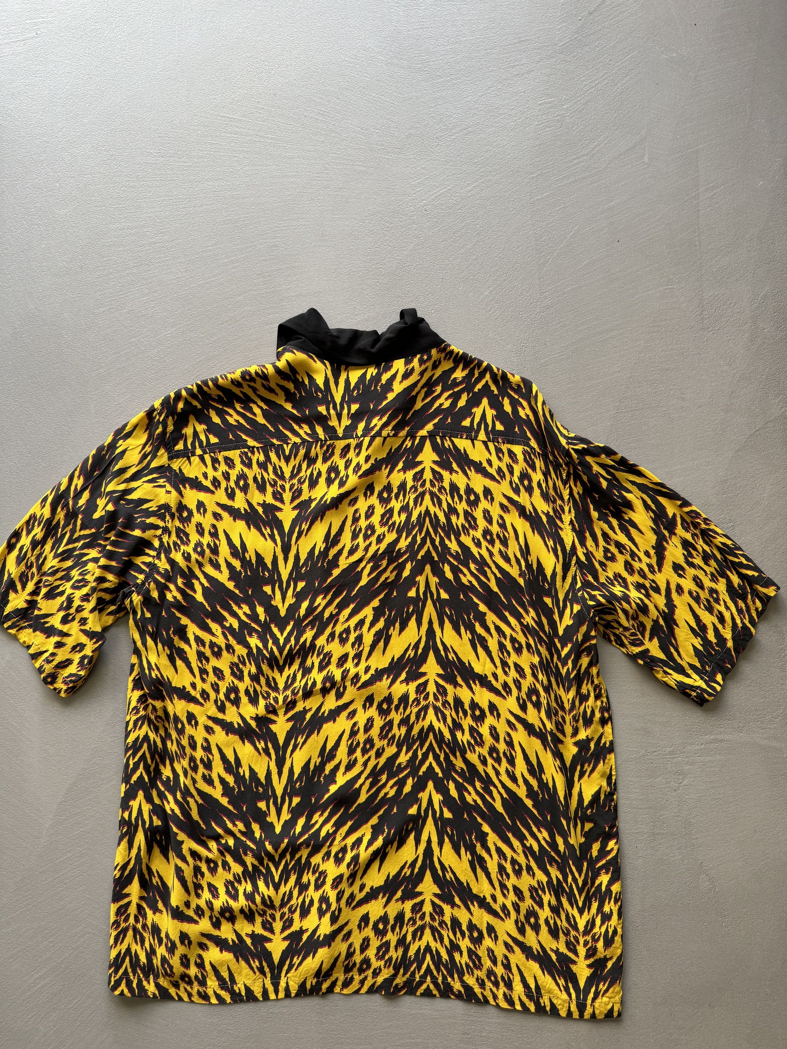 Aries Aries Camp Collar Leopard Print Abstract Festival Shirt Size US M / EU 48-50 / 2 - 3 Thumbnail