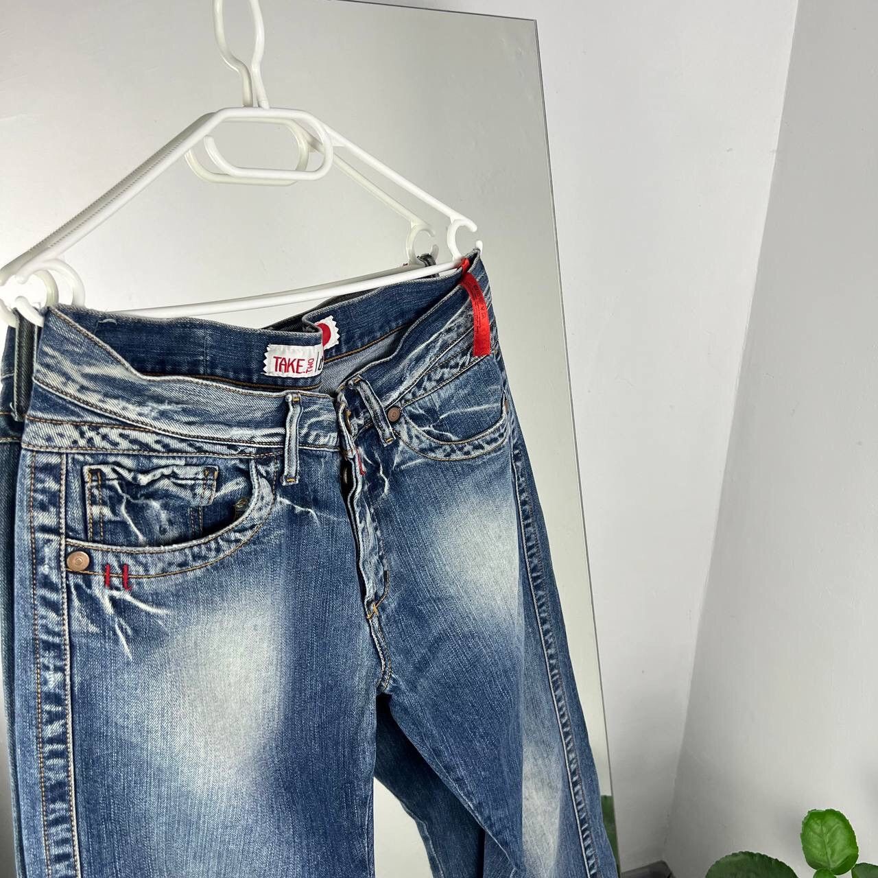 Vintage Italian Design Denim Pants Take Two Baggy Fit Y2k Style Size US 34 / EU 50 - 6 Thumbnail