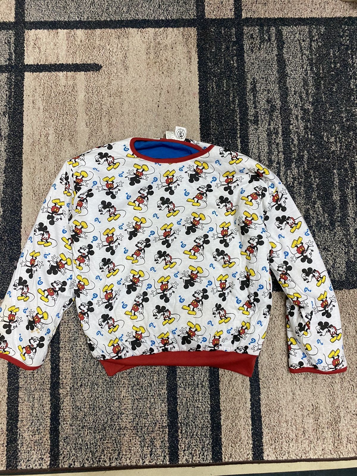 Mickey Mouse Vtg 90s Mickey and co. Reversible Puffer Sweatshirt Size US L / EU 52-54 / 3 - 5 Thumbnail