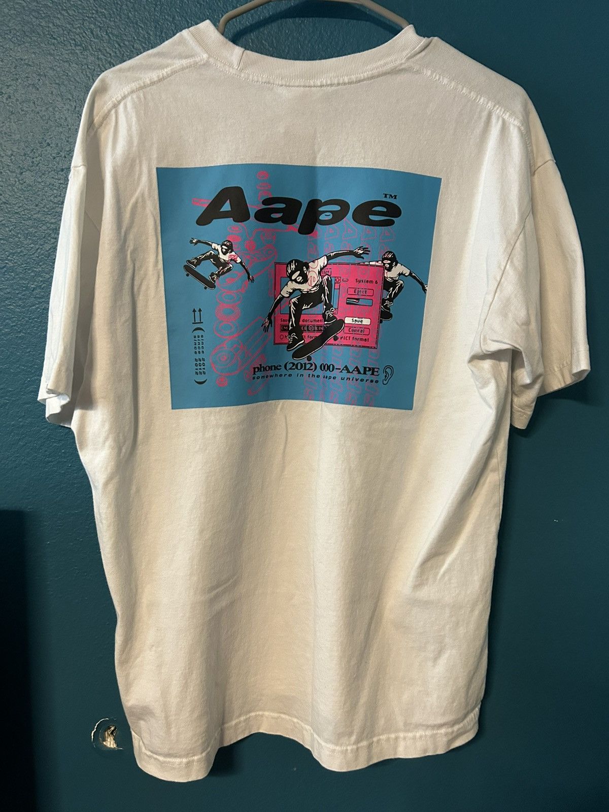 Aape × Bape Aape White Tee Size US M / EU 48-50 / 2 - 3 Thumbnail