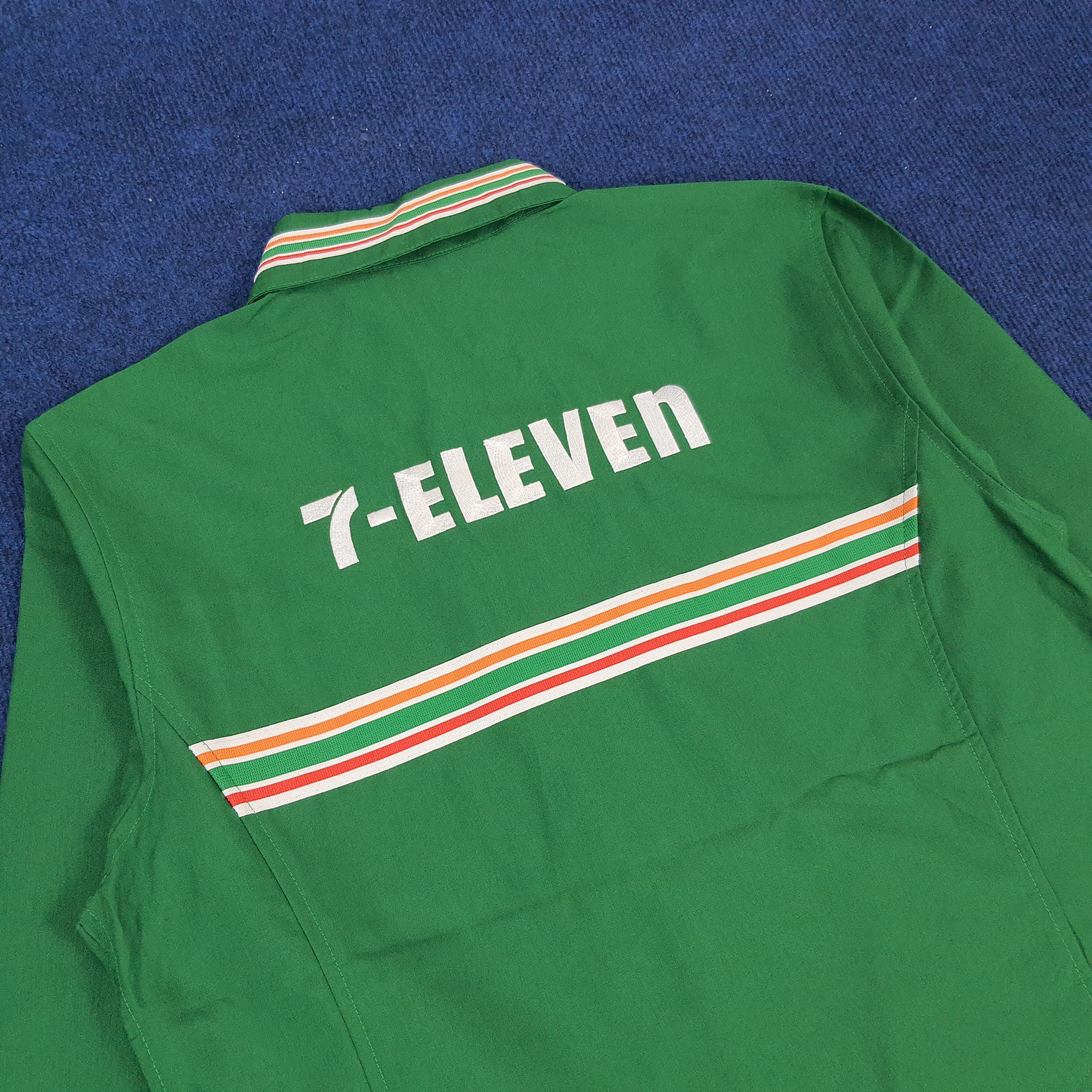 Japanese Brand × Vintage Vintage 7 Eleven Staff Uniform Japanese Brand Worker Jacket Size US S / EU 44-46 / 1 - 4 Thumbnail