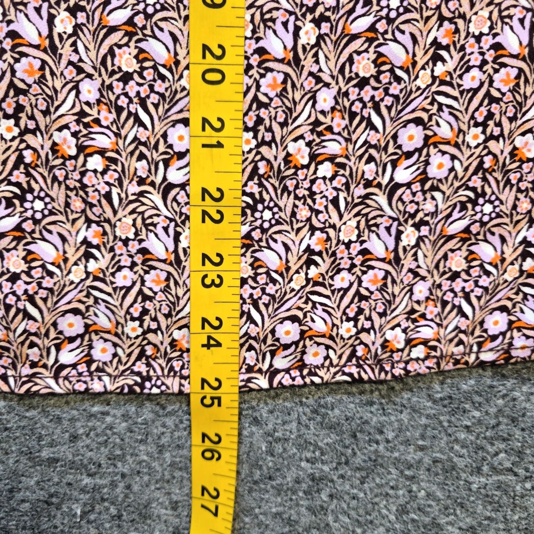 J.Crew J.CREW Blouse Womens Size S Brown Pink Floral Keyhole Long Sleeve Casual Career Shirt Size S / US 4 / IT 40 - 6 Thumbnail