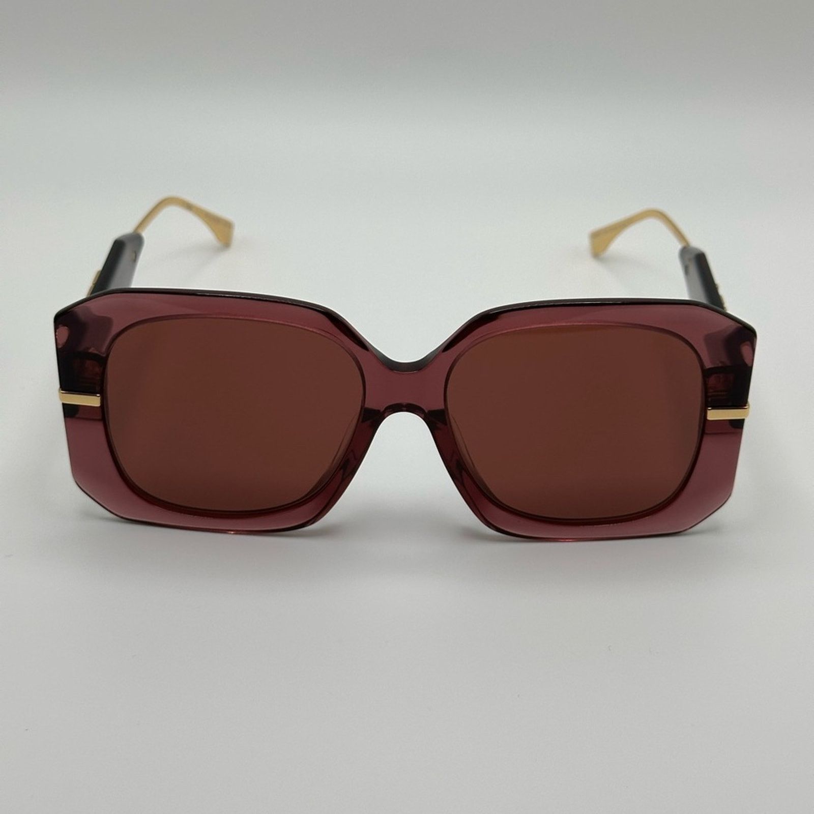 Fendi FENDI Sunglasses FE40065F 5681S Transparent Burgundy Women Size ONE SIZE - 1 Thumbnail