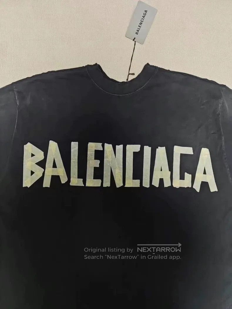 Balenciaga Balenciaga Two-in-one splicing of adhesive tape 3B destroy Size US L / EU 52-54 / 3 - 5 Thumbnail