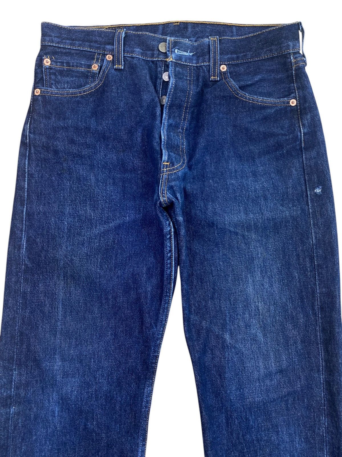 Levi's Levi’s Vintage Dark Blue Wash Style Straight Cut Jeans Size US 30 / EU 46 - 2 Thumbnail