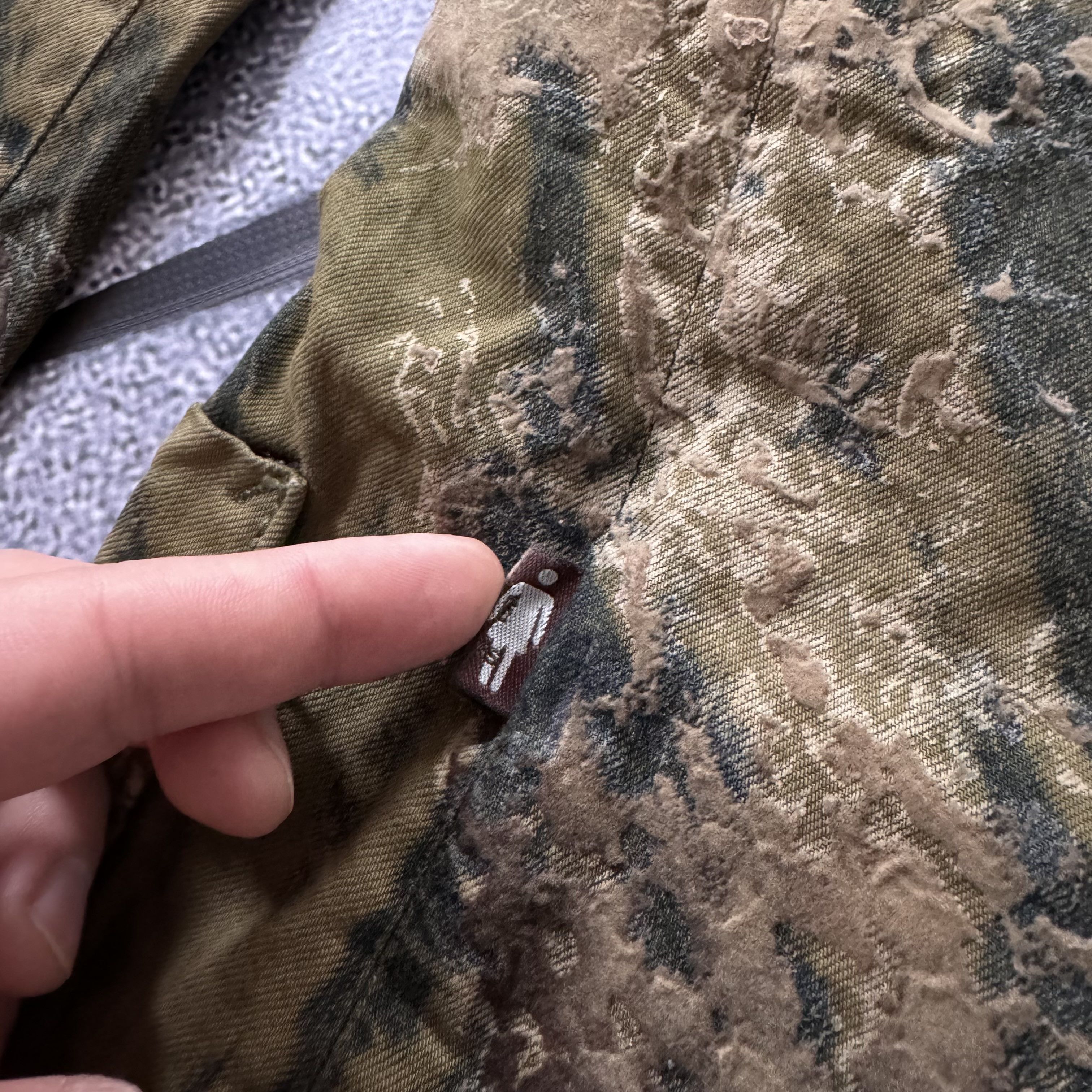 Jean Paul Gaultier × Vintage JEAN PAUL GAULTIER ARCHIVE CAMO SUEDE BLAZER VINTAGE JACKET Size US M / EU 48-50 / 2 - 12 Thumbnail