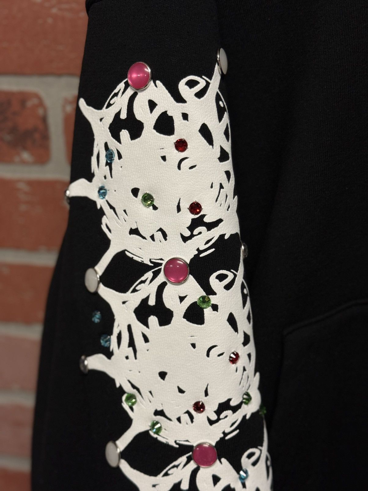 Sp5der Sp5der WorldWide Gem Rhinestone Hoodie Size L (NEW) Size US L / EU 52-54 / 3 - 4 Thumbnail