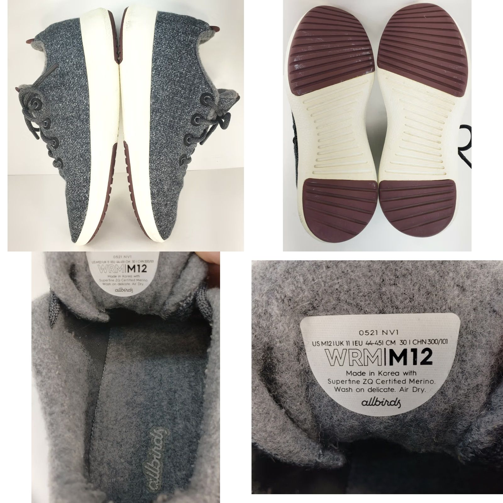 Allbirds ALLBIRDS Men’s Natural Gray Wool Runners Size US 12M Sneaker Casual Comfort & Style Mens Shoes Wool Runners Size US 11 / EU 44 - 8 Thumbnail