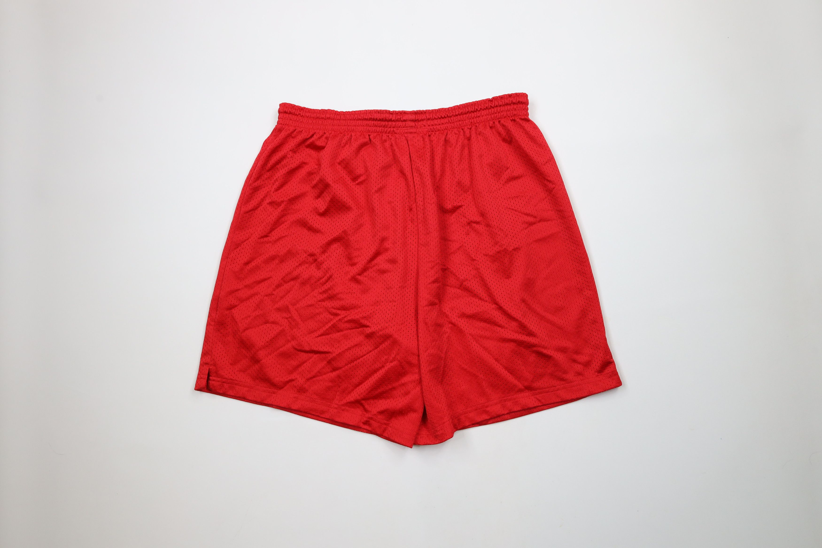 Champion Vintage 90s Champion Miami Ohio Above Knee Mesh Shorts Red Size US 36 / EU 52 - 9 Thumbnail
