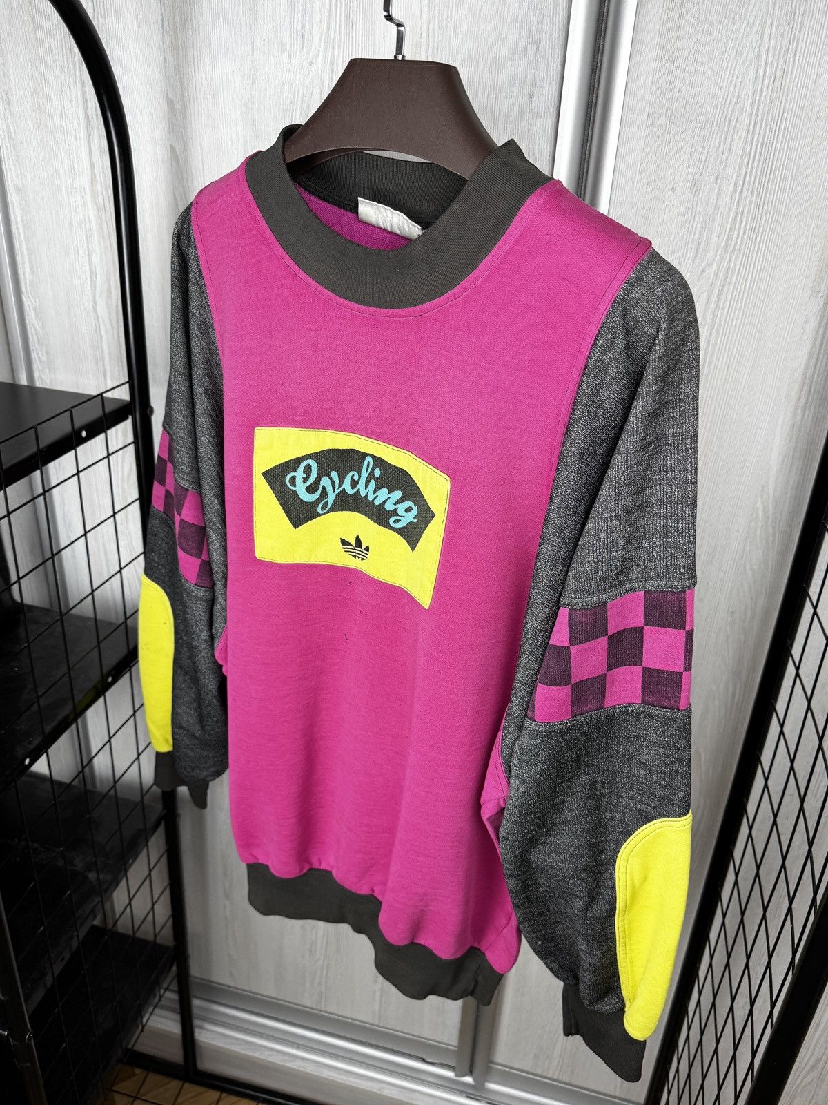 Adidas Adidas vintage 80s TakeOff Cycling distressed sweatshirt Size US M / EU 48-50 / 2 - 8 Thumbnail