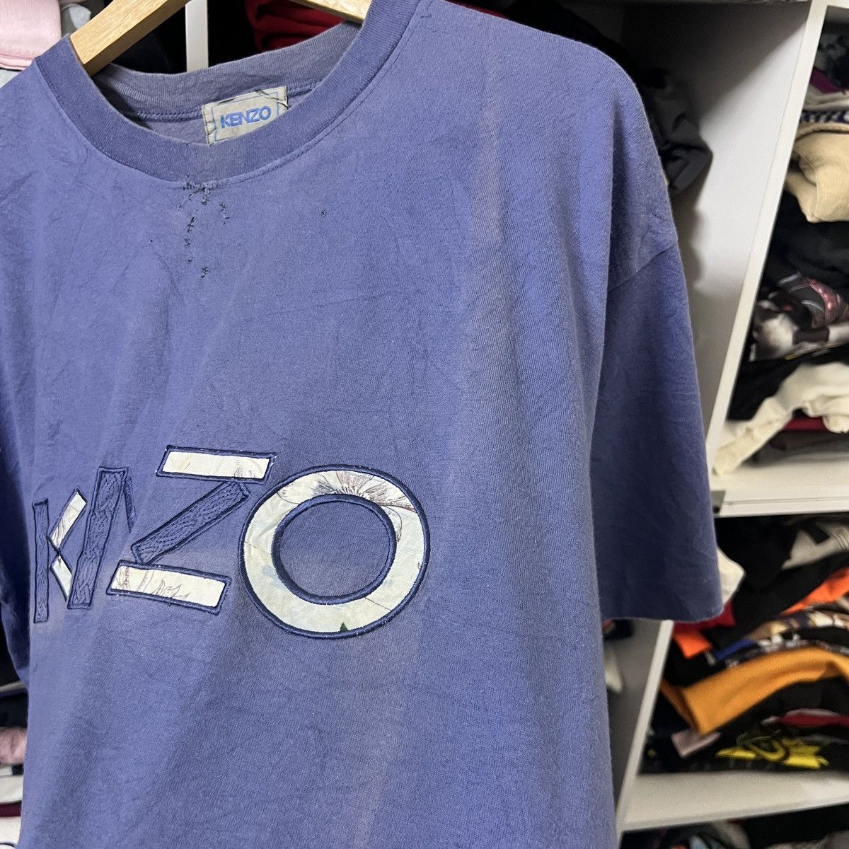 Japanese Brand VTG KENZO LOGO TEE Size US M / EU 48-50 / 2 - 9 Thumbnail