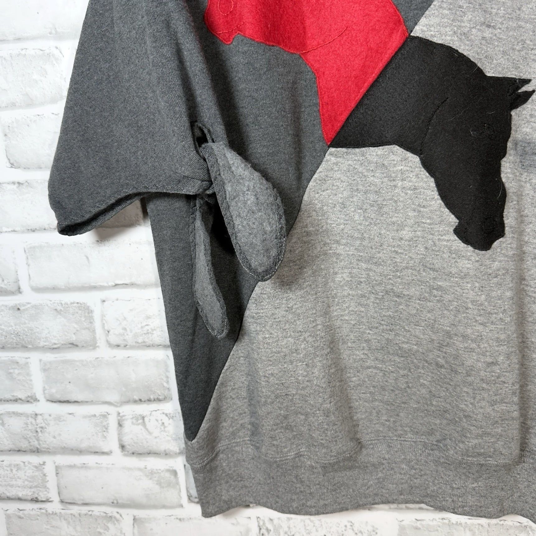 Jerzees VINTAGE Jerzees Sweatshirt Unisex Gray M USA Horse Stitch Pullover Cotton Size US M / EU 48-50 / 2 - 3 Thumbnail