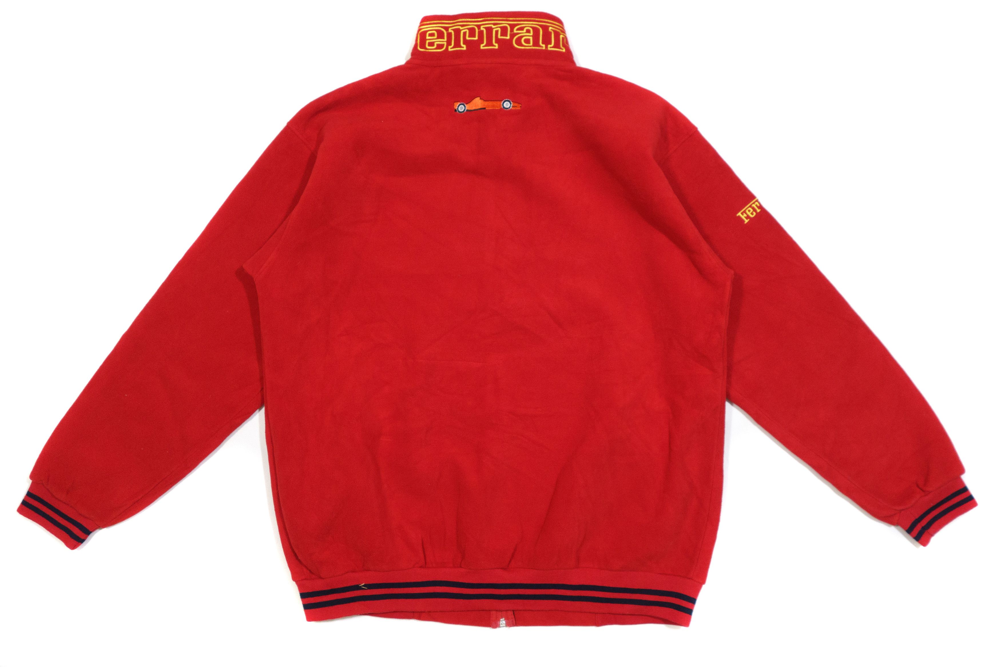 Ferrari 90S Michael Schumacher Logo Neck Fleece Jacket Size US XXL / EU 58 / 5 - 2 Thumbnail
