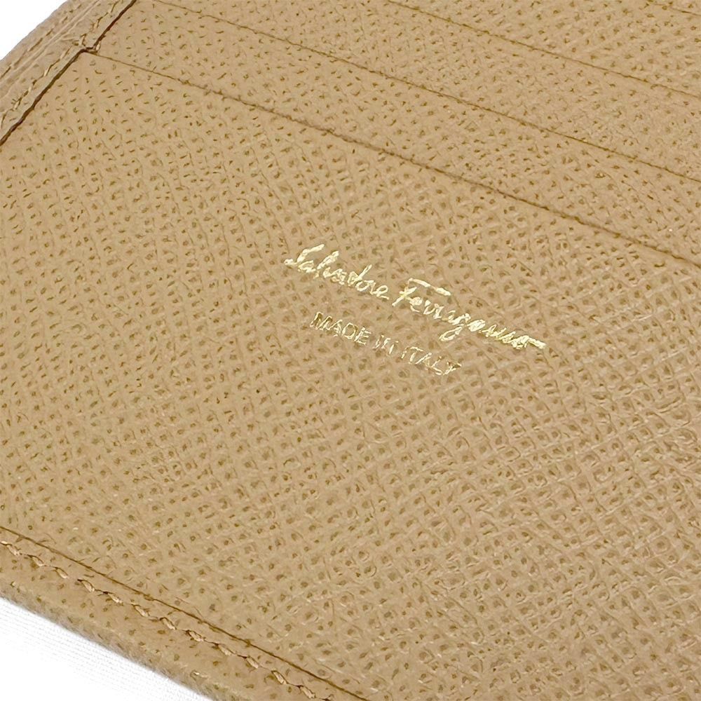 Salvatore Ferragamo o1s1rm0924 Size: OS / Flip Leather Wallet in Brown Size ONE SIZE - 5 Thumbnail