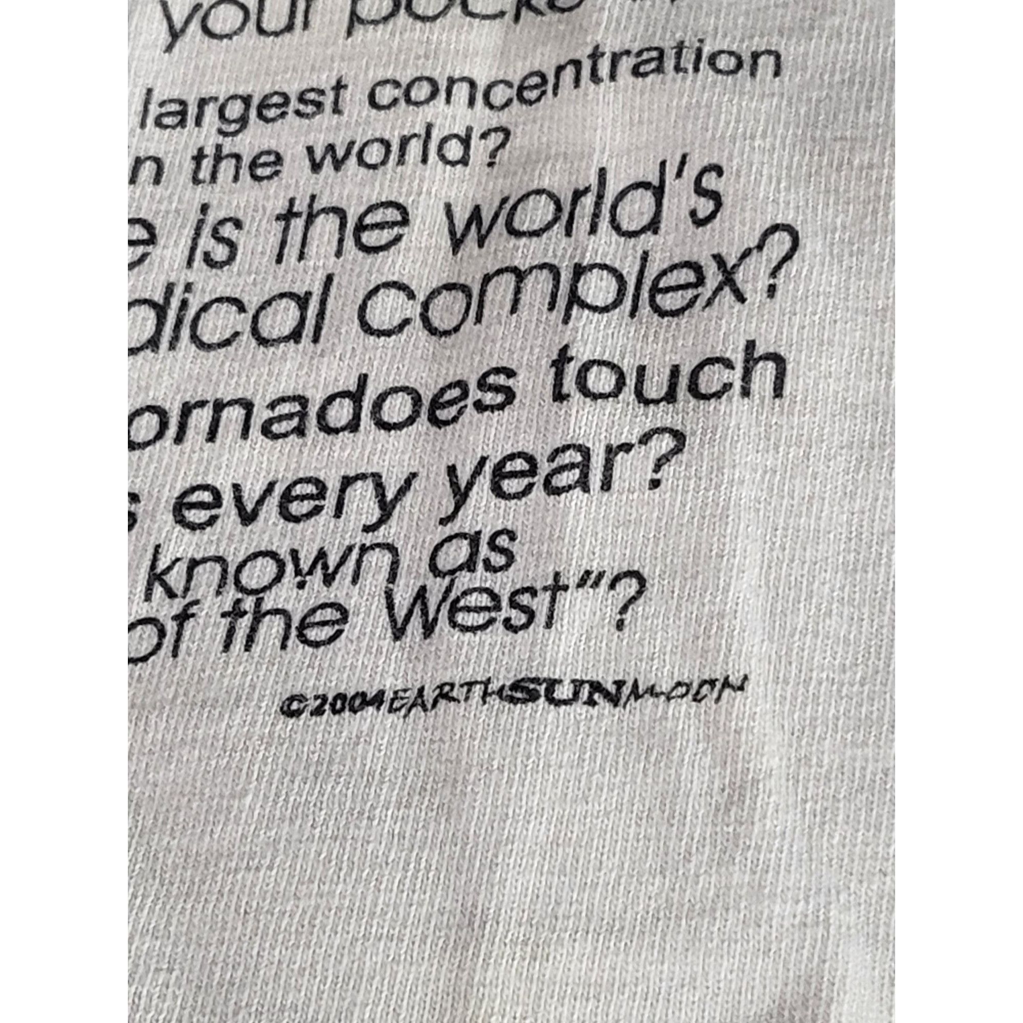 Vintage Vintage Texas Trivia Y2K Tshirt Men Sz L Double Sided White Size L / US 10 / IT 46 - 6 Thumbnail