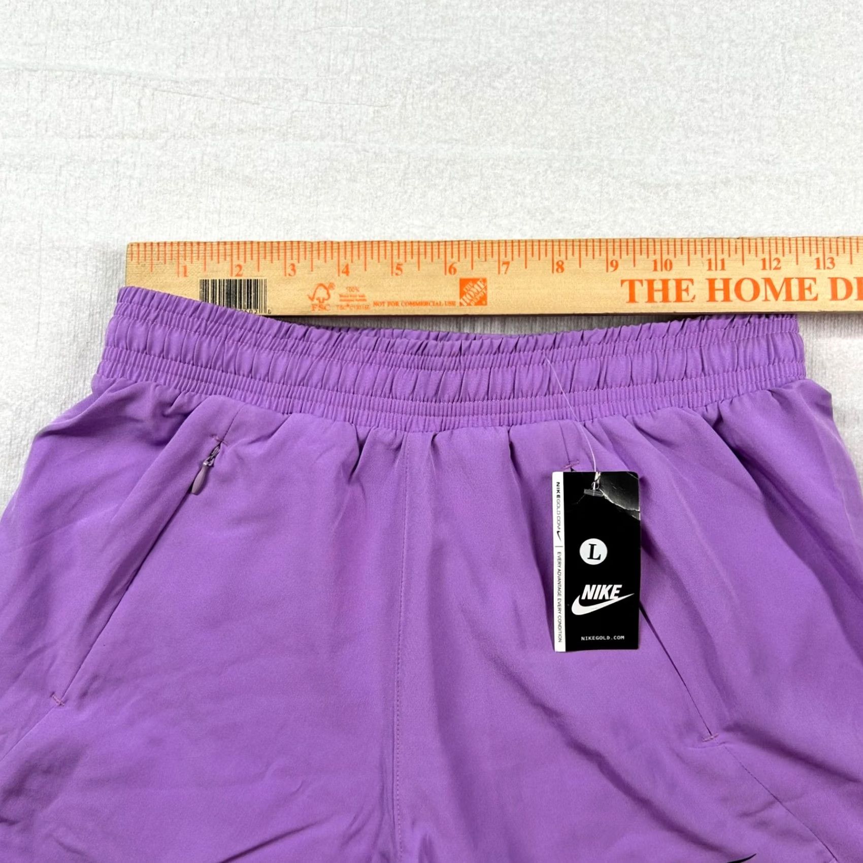 Nike Nike Tempo Shorts Womens L Running Athletic Purple Lined Training 3.5" Inseam Size 36" / US 14 / IT 50 - 5 Thumbnail