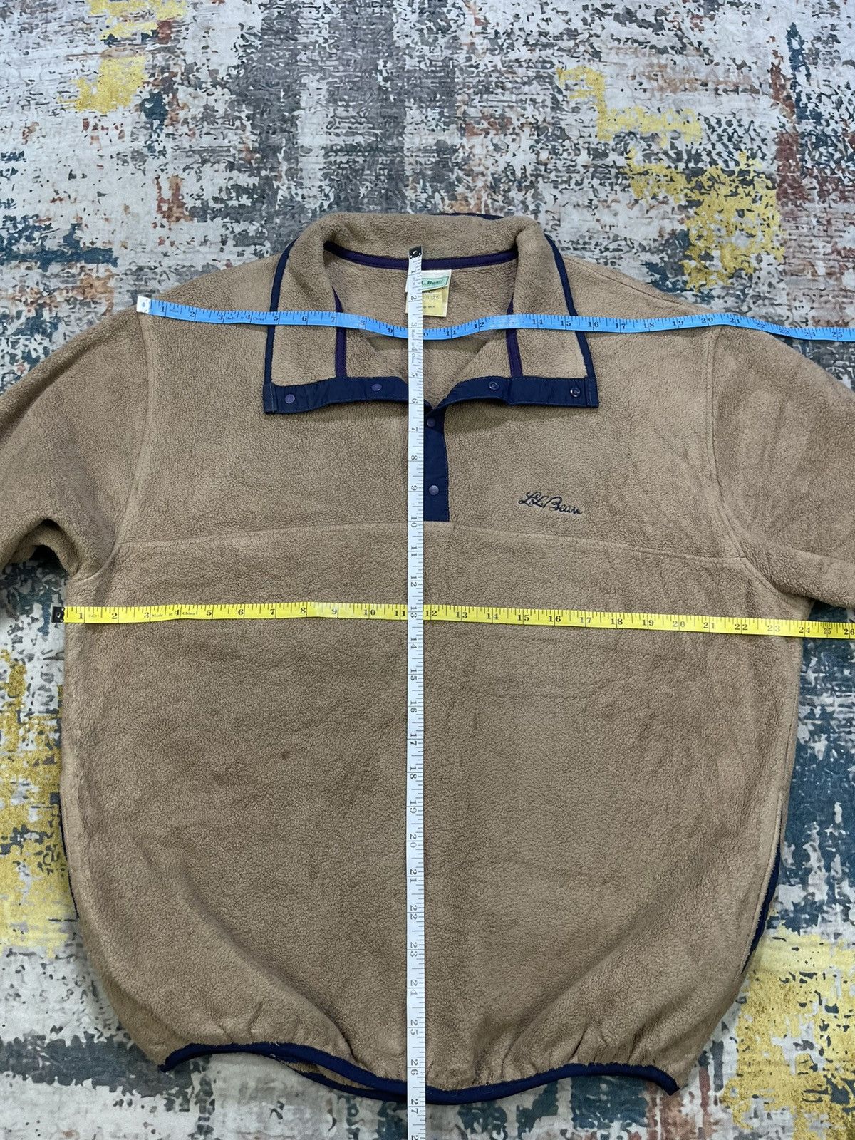 L.L. Bean Vintage LL Bean Placket Fleece Pullover Size US M / EU 48-50 / 2 - 10 Thumbnail