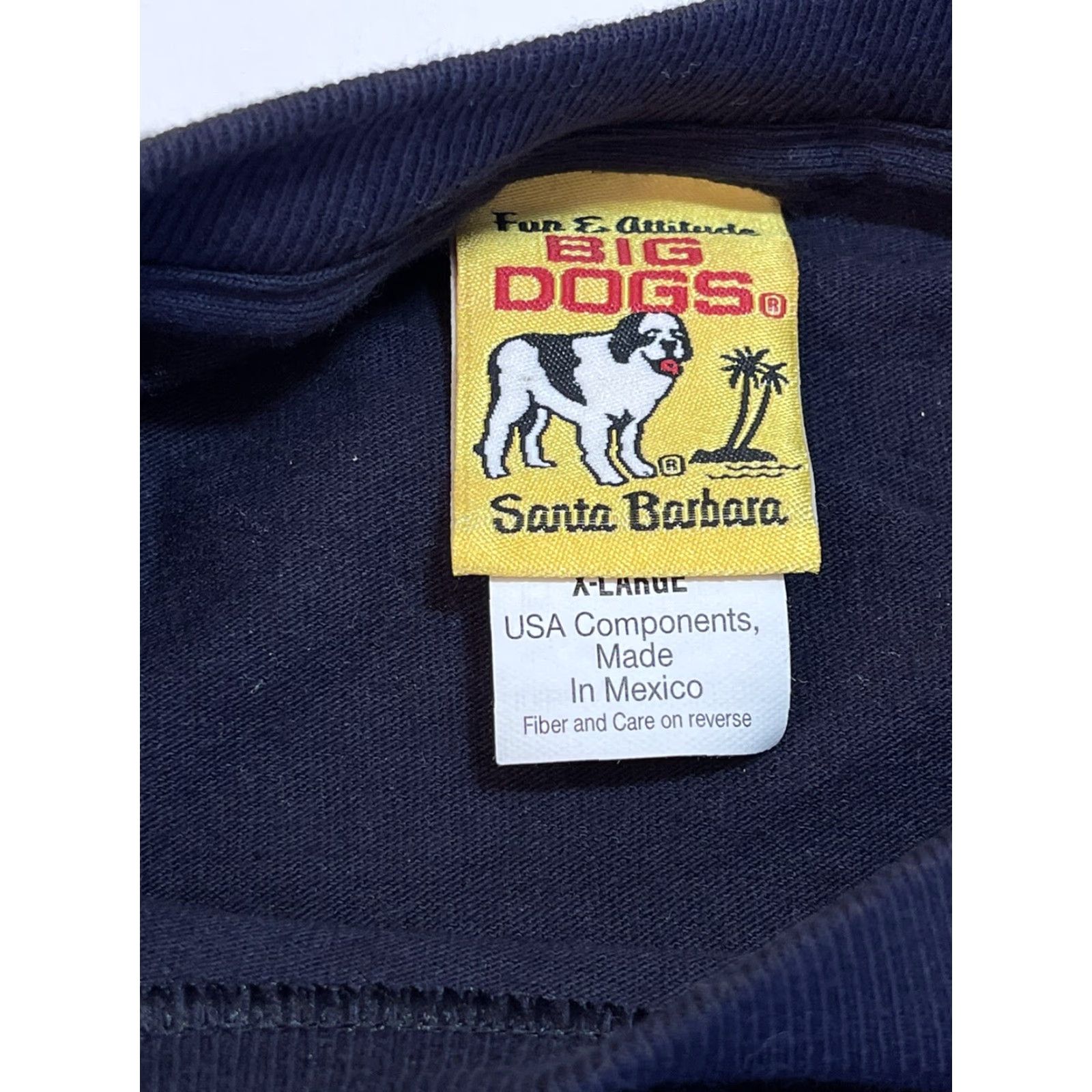 Big Dogs VINTAGE Big Dogs Big Game Hunter T-Shirt 90s Outdoor Sports 3XL Blue Mens Size US XXL / EU 58 / 5 - 4 Thumbnail