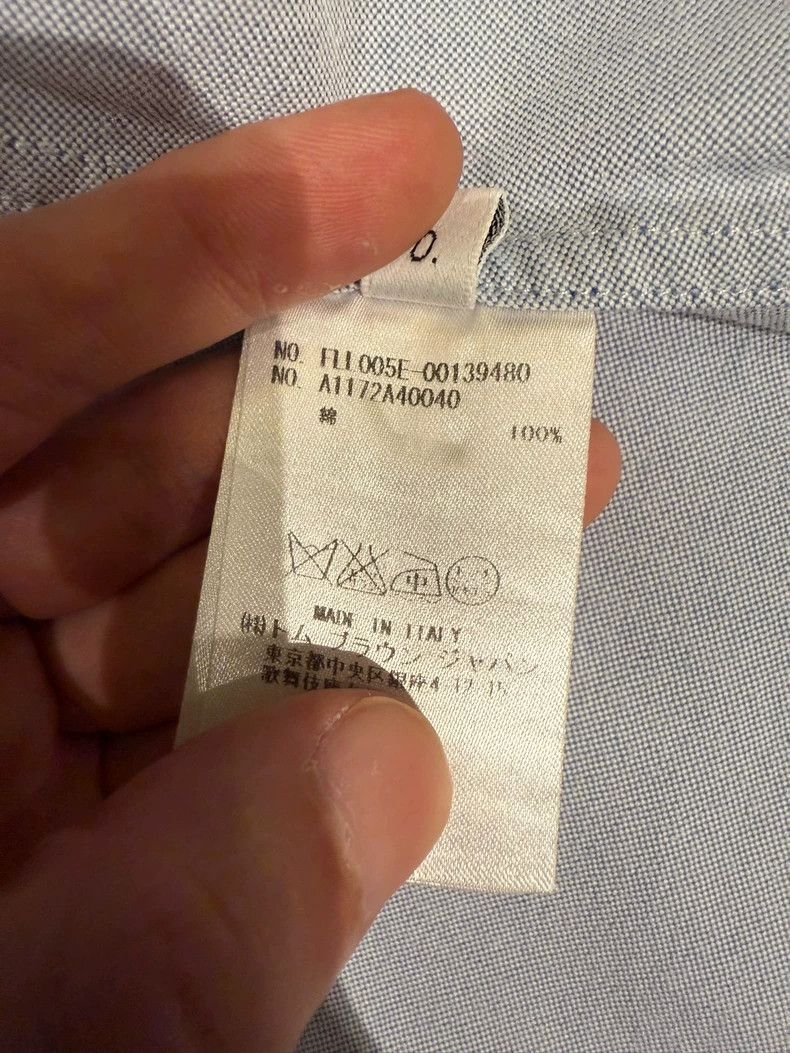 Thom Browne THOM BROWNE Classic blue placket tricolour shirt 2502-Nexta Size XS / US 0-2 / IT 36-38 - 6 Thumbnail