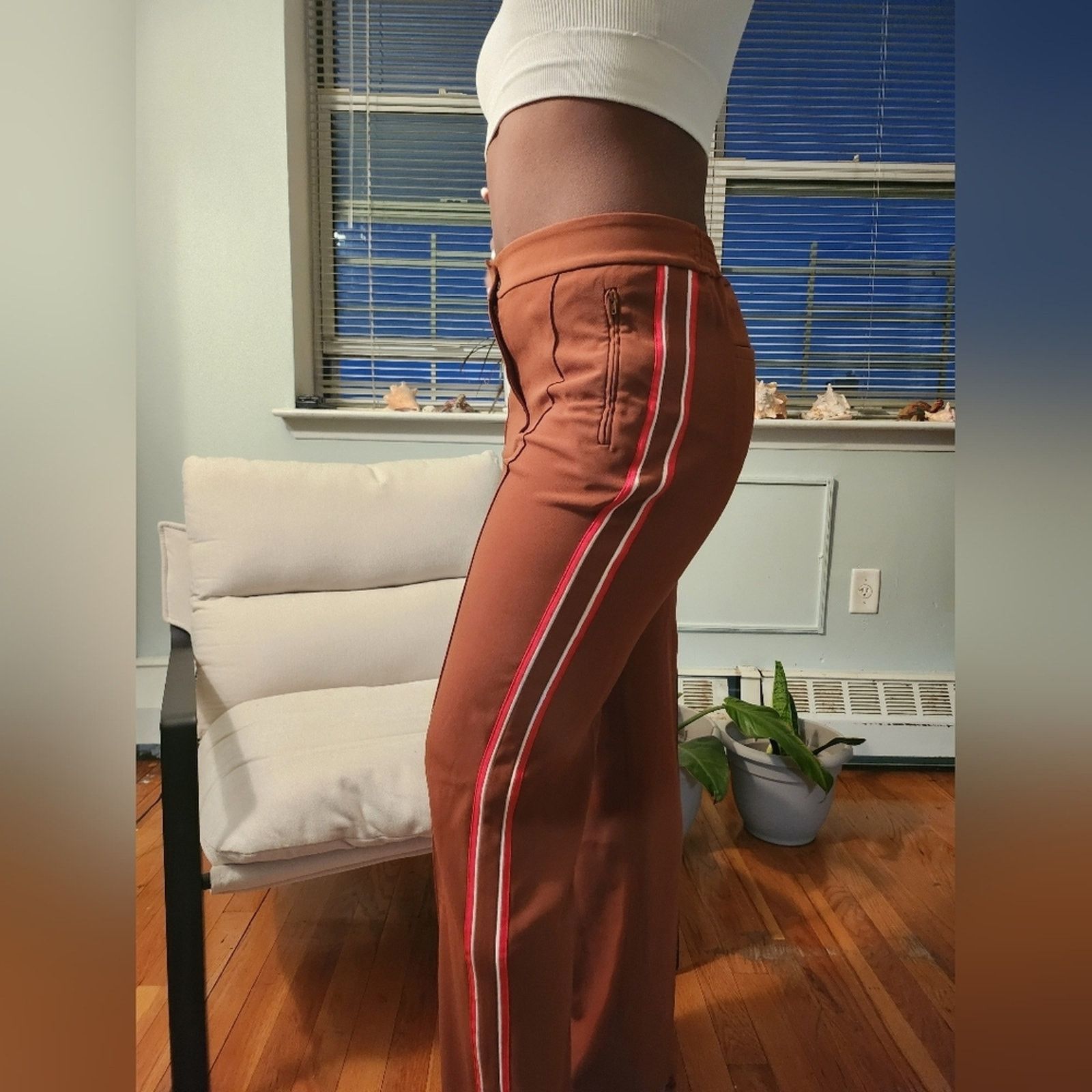 & Other Stories &Other Stories-Striped trousers NWOT Size 30" / US 8 / IT 44 - 4 Thumbnail