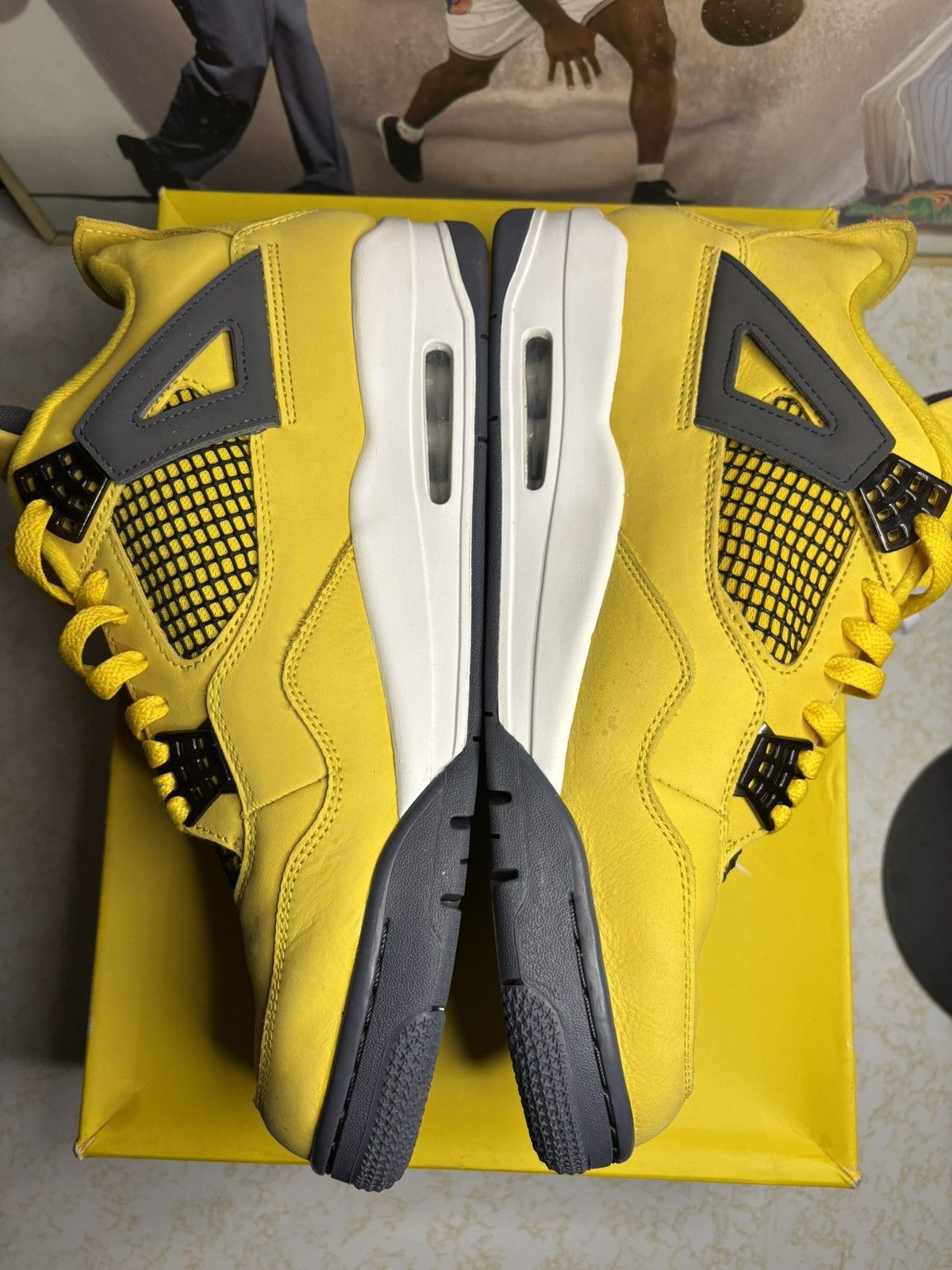 Jordan Brand Air Jordan 4 Retro “lightning” Size US 12 / EU 45 - 3 Thumbnail