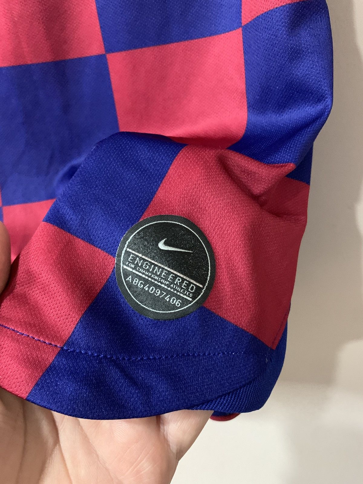 Nike Womens Barcelona Home Football Shirt Nike Soccer Jersey Sz S Size S / US 4 / IT 40 - 6 Thumbnail