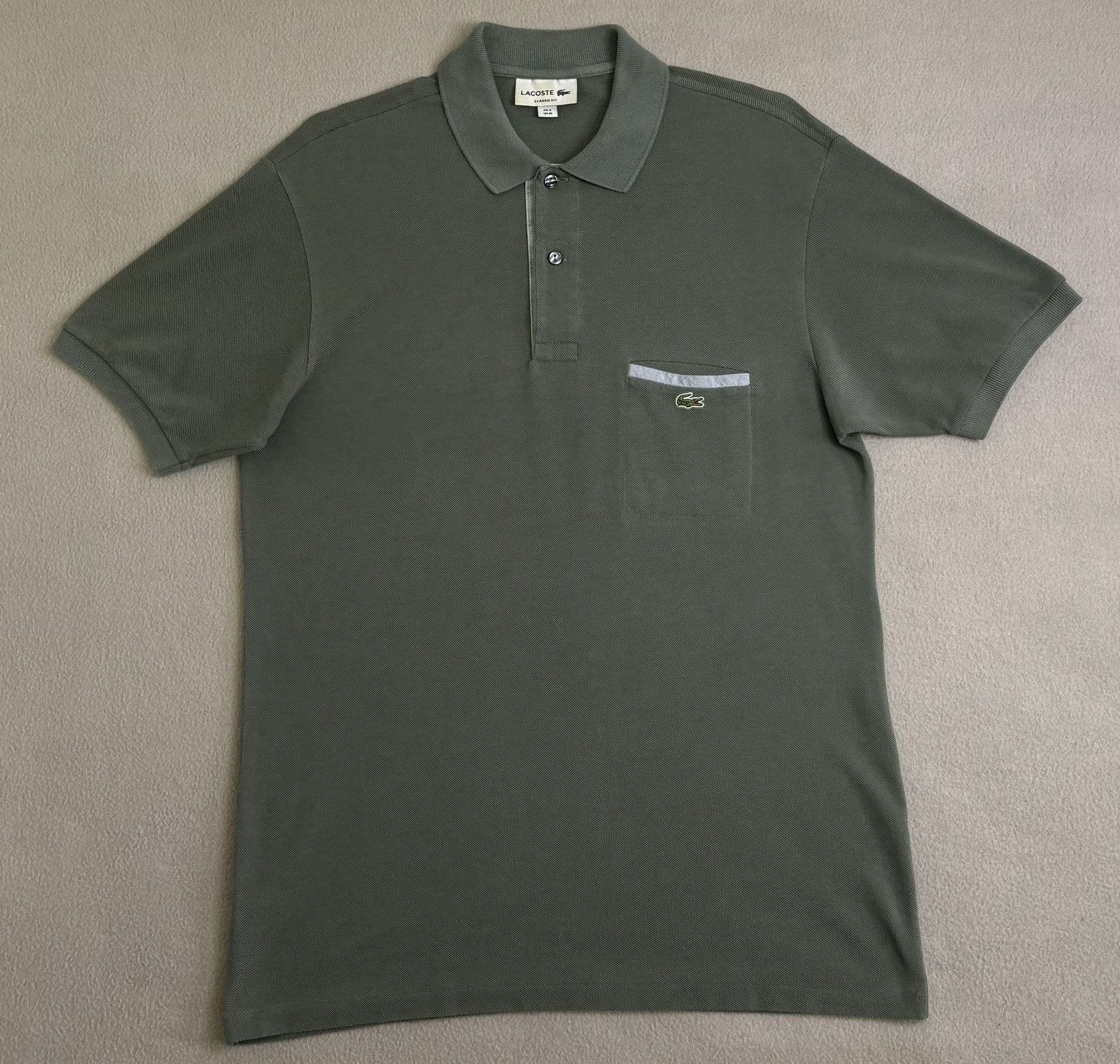 Lacoste Lacoste Polo with Pocket Size M Size US M / EU 48-50 / 2 - 5 Thumbnail