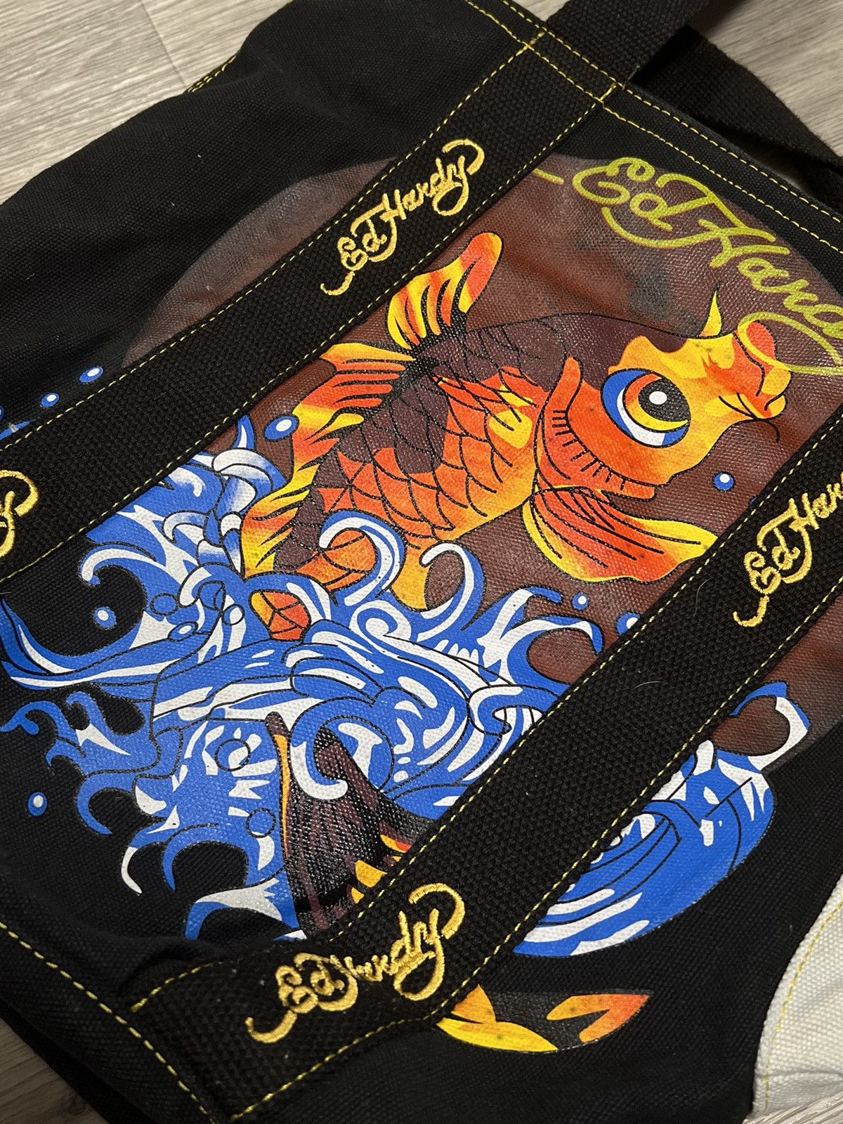 Ed Hardy Ed hardy tote black bag & handbag Size ONE SIZE - 8 Thumbnail