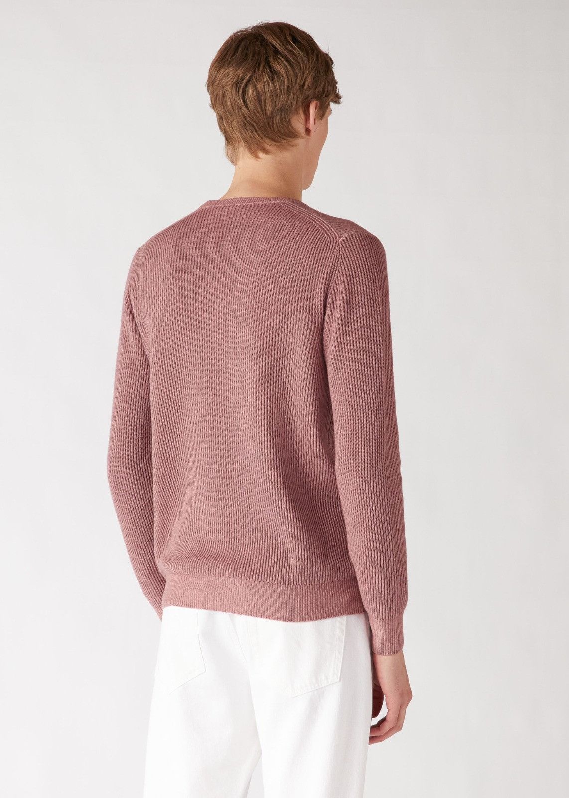 Loro Piana o1srvl11e1124 Roundneck Cashmere Sweater in Pink Size US S / EU 44-46 / 1 - 3 Thumbnail