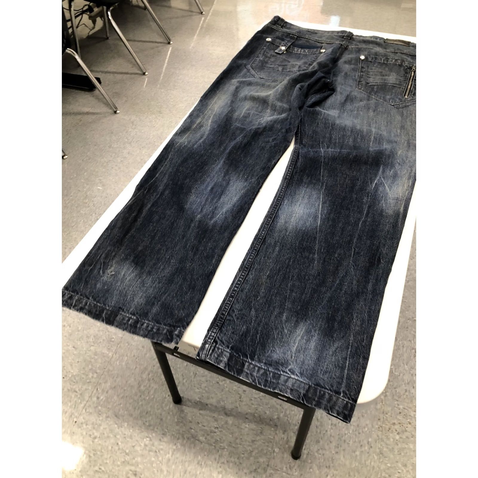 Vintage Smoke Rise Jeans Men Size 40x34 Blue Stretch Extra Tough Standard Nice Condition Superior Size US 40 / EU 56 - 3 Thumbnail