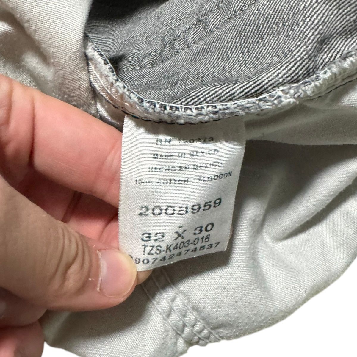 Lee Lee Regular Fit Gray Faded Jean Pants Men’s 32x30 Size US 32 / EU 48 - 6 Thumbnail