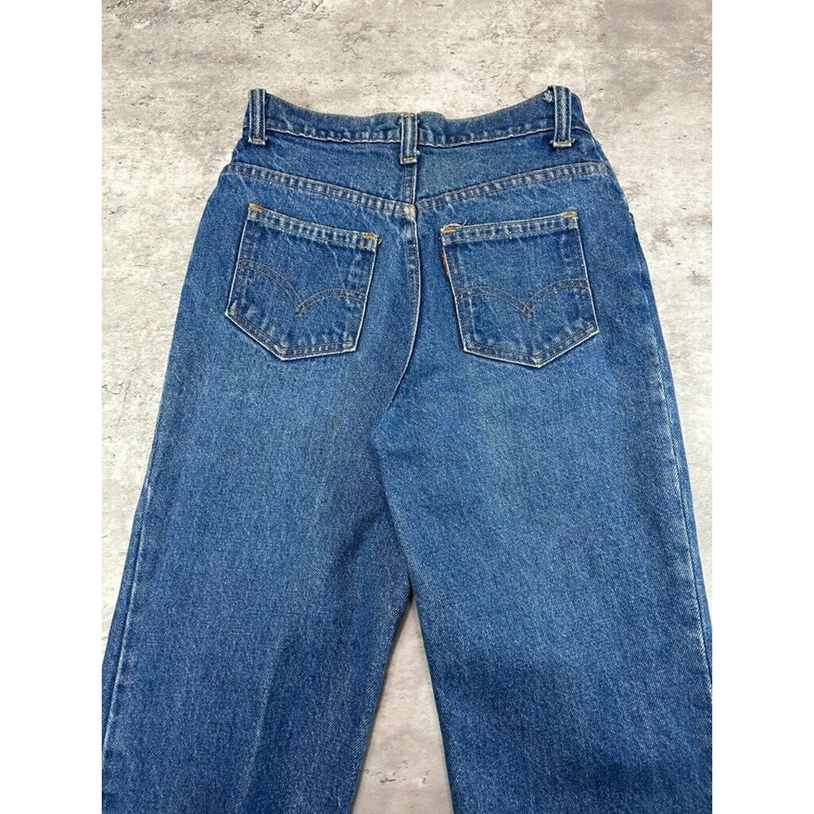 Levi's Vintage 80s/90s Levis Orange Tab Dark Wash Denim Pants Sz 25 Size US 26 / EU 42 - 7 Thumbnail