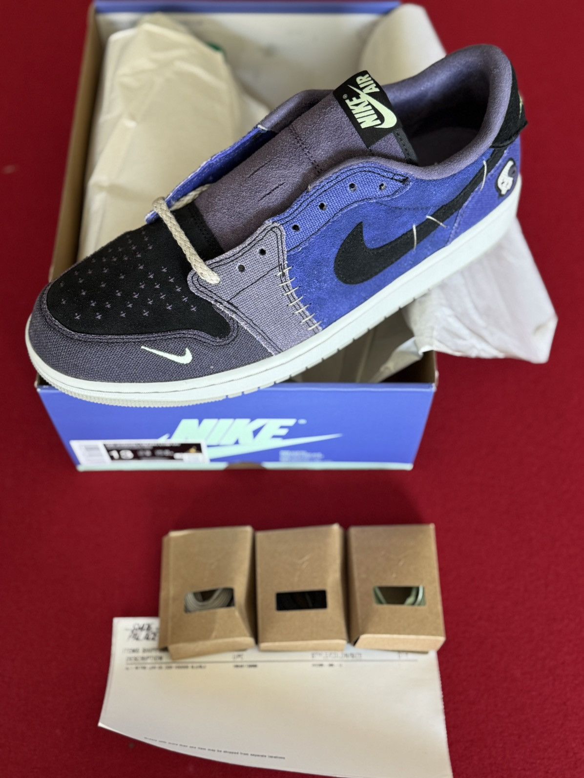 Jordan Brand Air Jordan 1 Retro Low OG Zion Voodoo DS Sz 13 Size US 13 / EU 46 - 6 Thumbnail