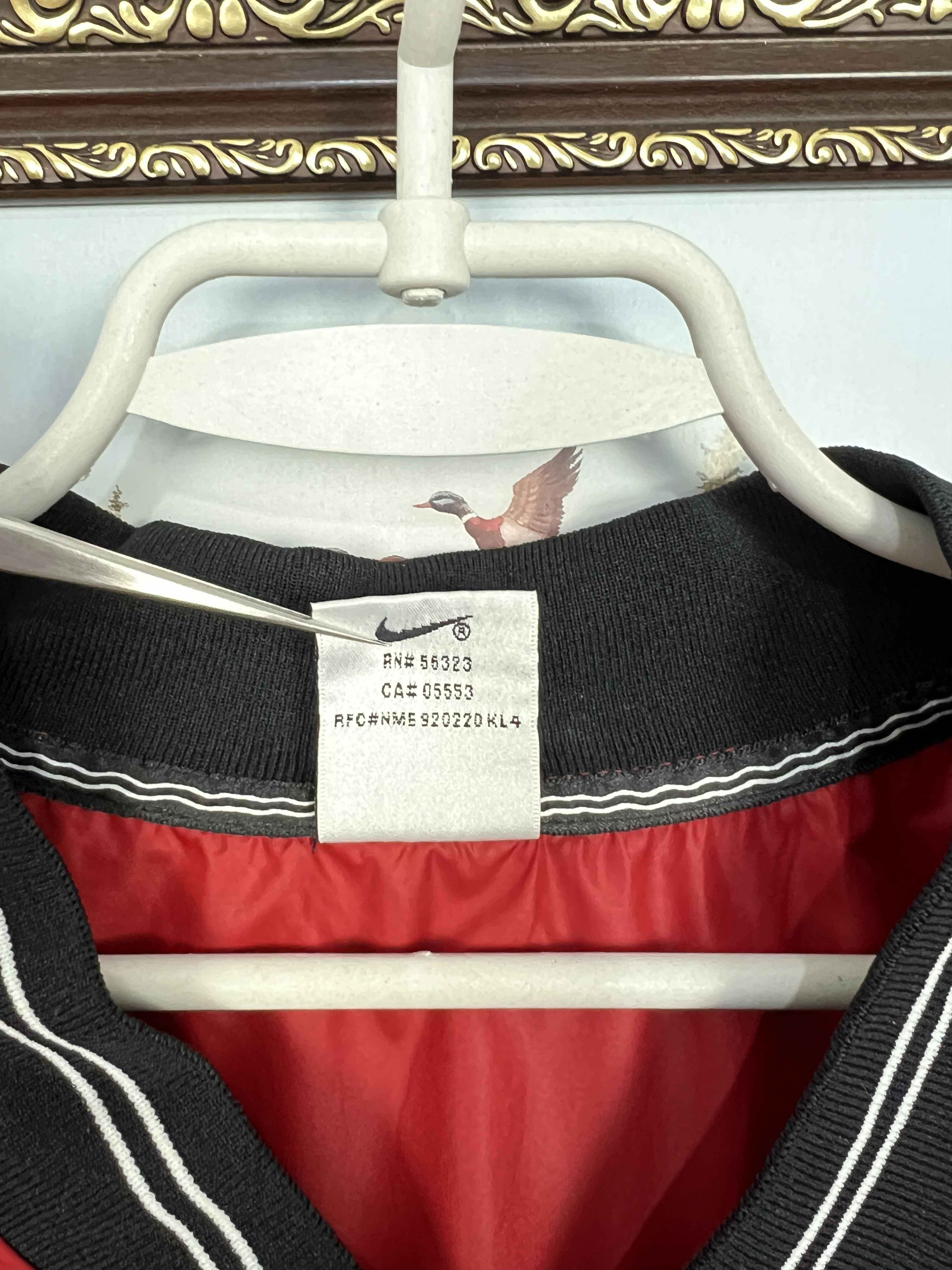 Nike Vintage 90's Nike Poland Football Jacket Soccer Red Size US L / EU 52-54 / 3 - 12 Thumbnail