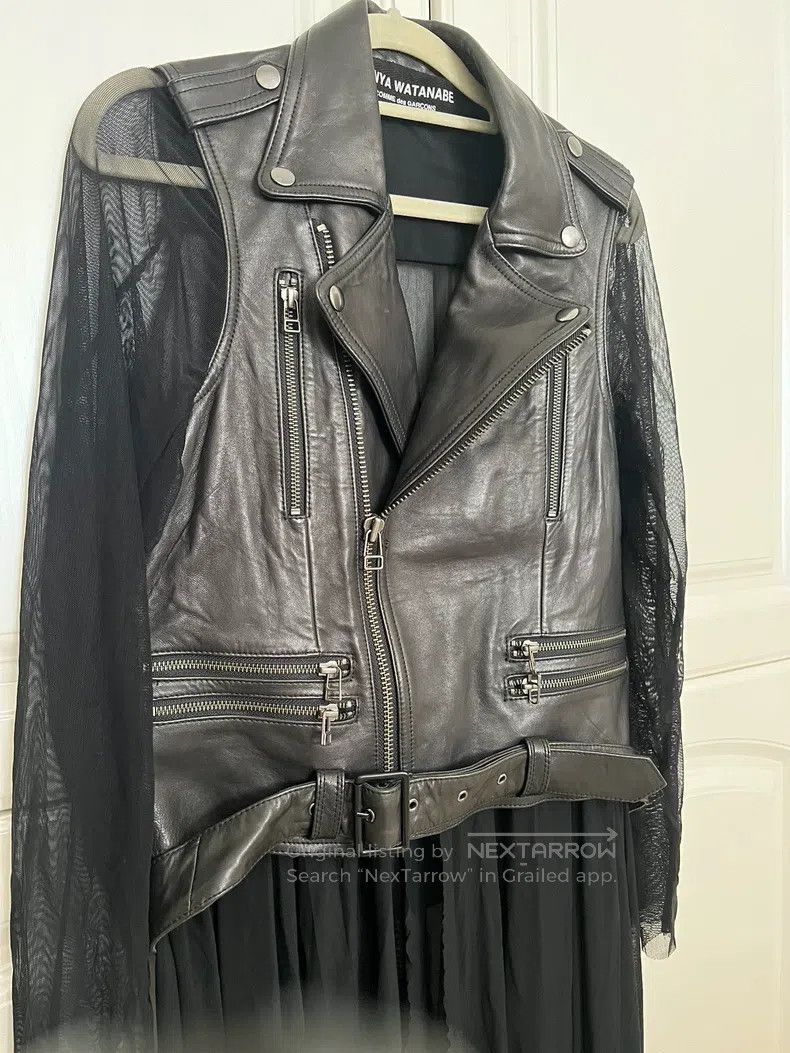 Junya Watanabe Junya Watanabe Leather Patched Dress Size S / US 4 / IT 40 - 5 Thumbnail