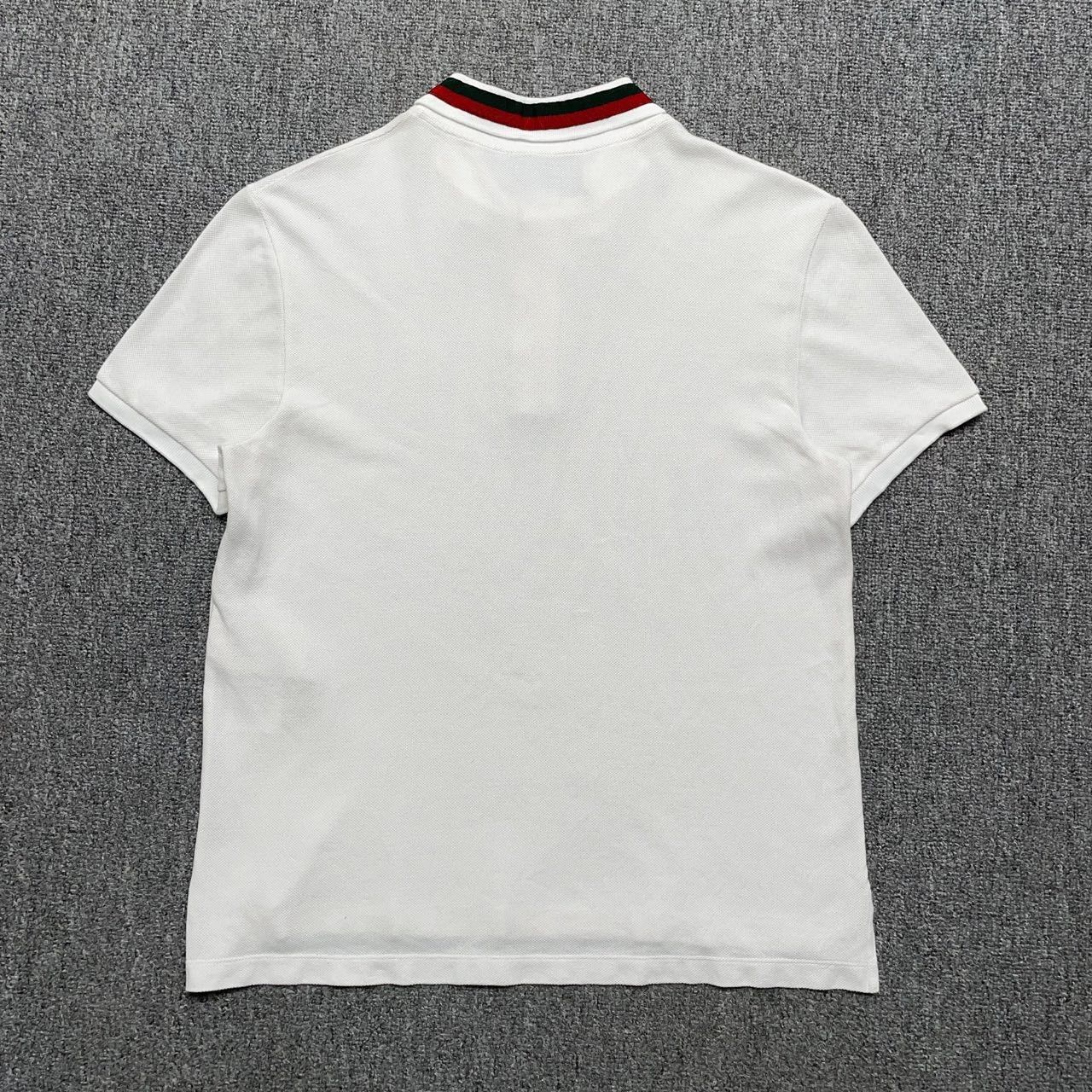 Gucci Gucci Neckline little bee embroidery red and green striped Size US M / EU 48-50 / 2 - 2 Thumbnail