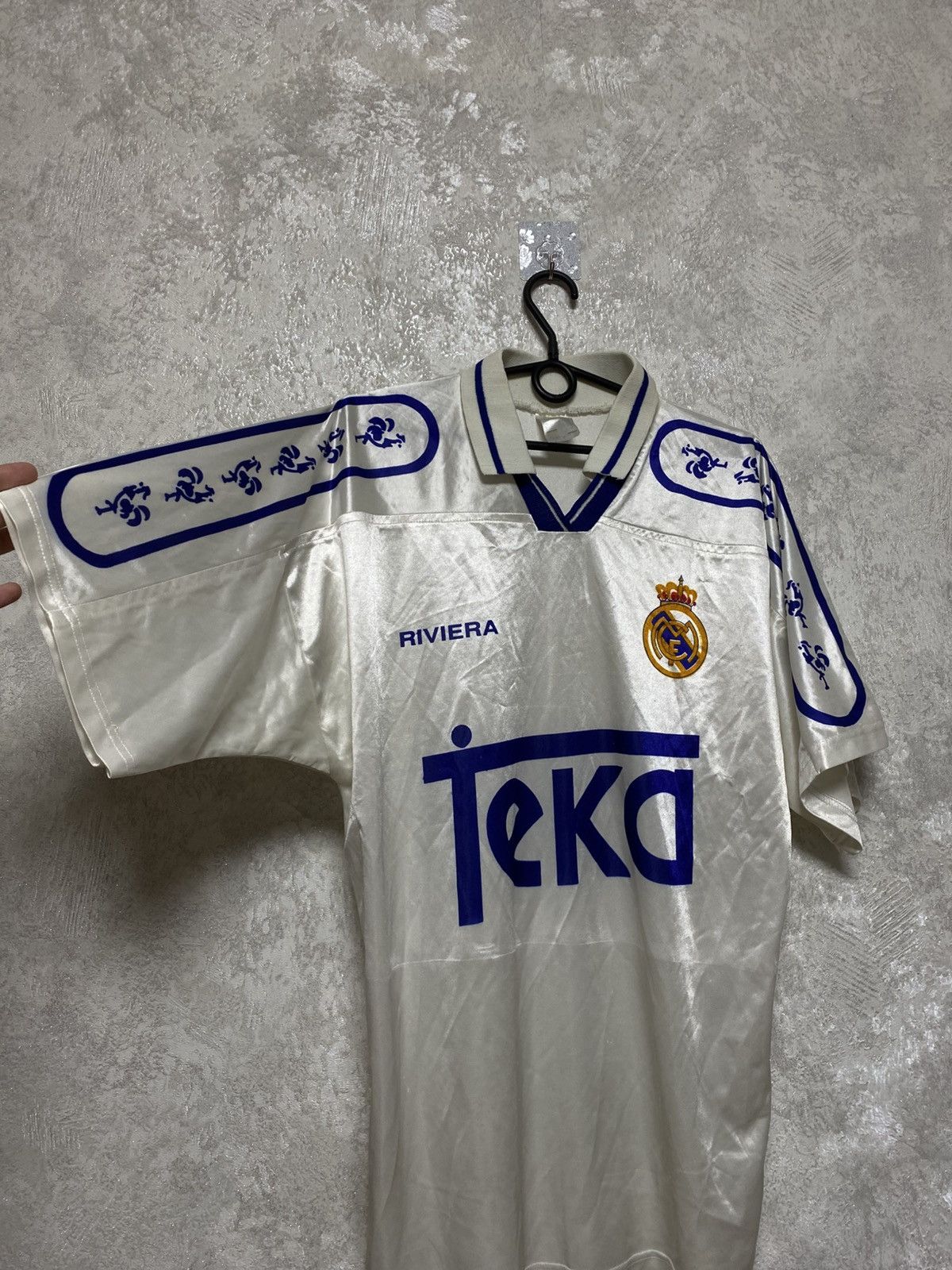 Rivieras Real Madrid very rare vintage soccer jersey 90s Size US XL / EU 56 / 4 - 2 Thumbnail