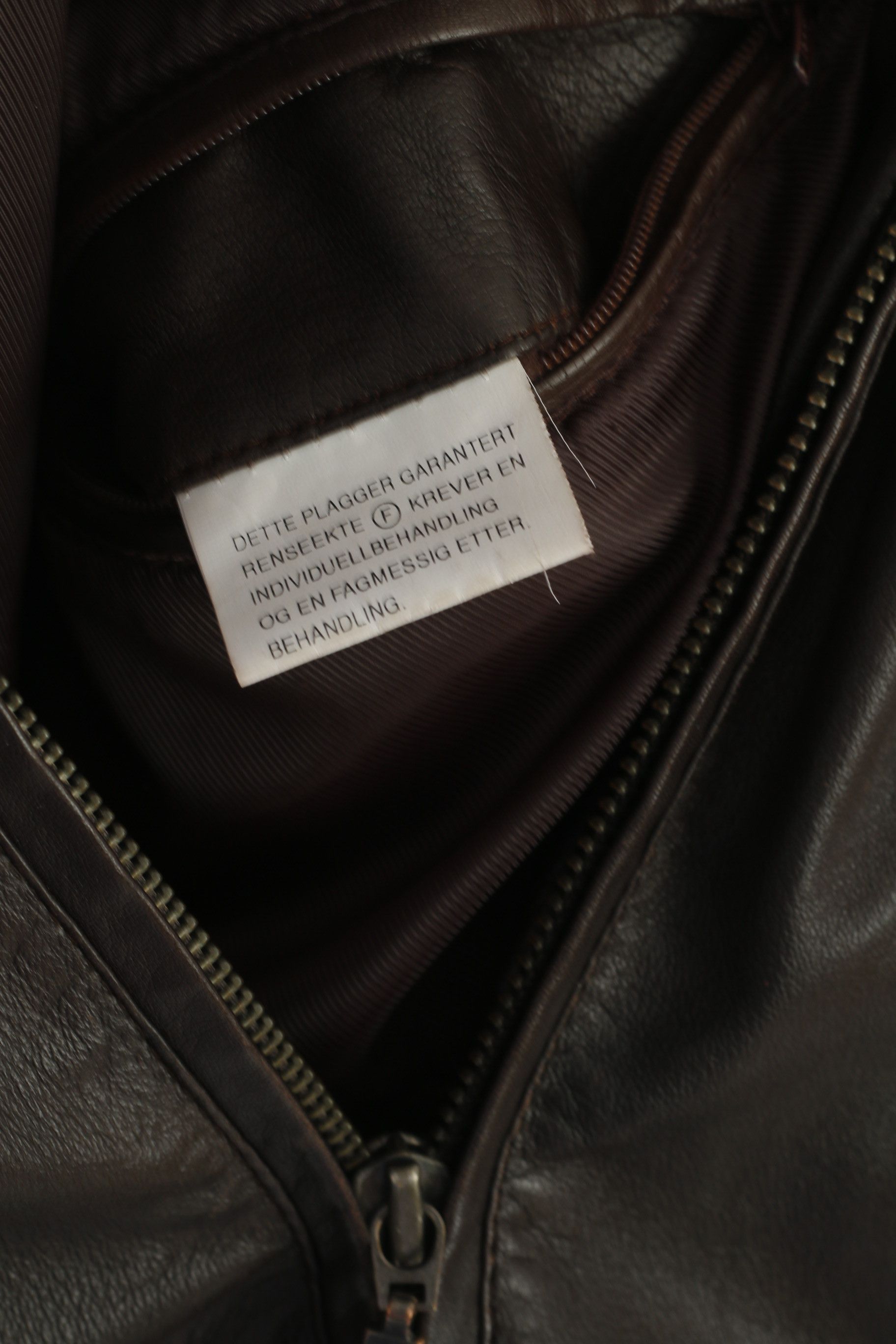 Vintage Montana Norway Men 52 L Jacket Brown Leather Soft 6390 Size US L / EU 52-54 / 3 - 5 Thumbnail