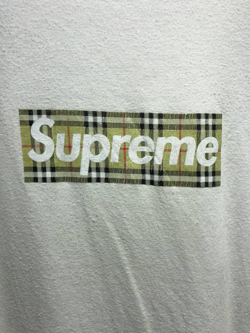 Burberry × Supreme Supreme X Burberry Box Logo tee Size US L / EU 52-54 / 3 - 2 Thumbnail