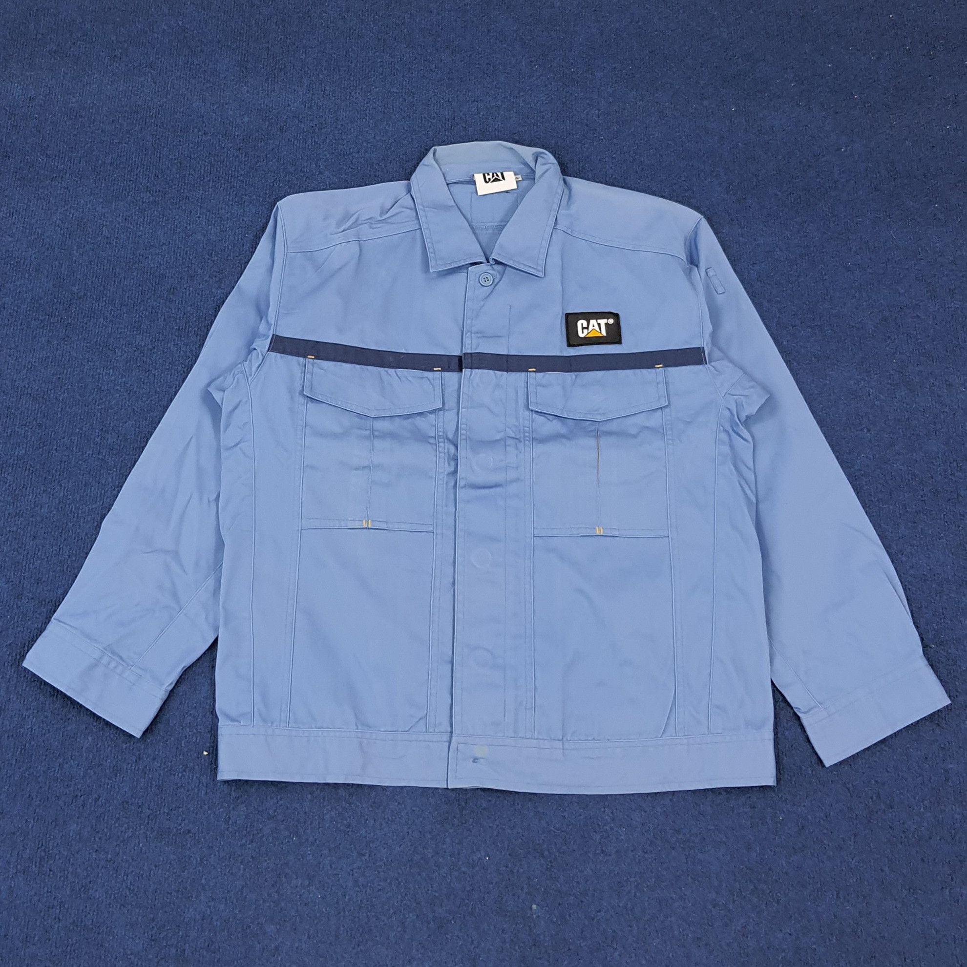 Caterpillar × Vintage Vintage CAT Caterpillar Workwear Jacket Size US M / EU 48-50 / 2 - 1 Thumbnail