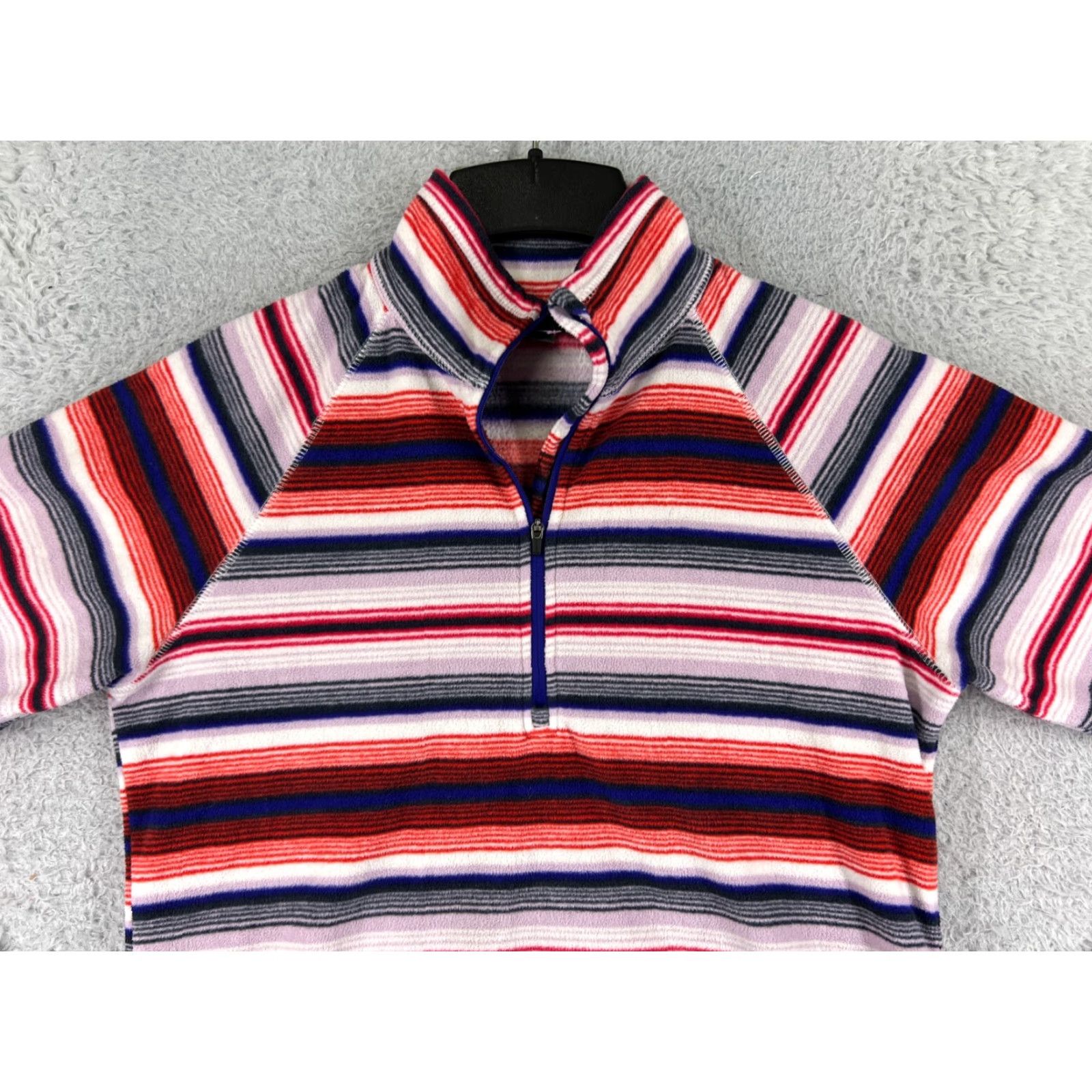 Eddie Bauer Eddie Bauer Womens Jacket M Red 1/4 Zip Fleece Polyester Mock Neck Casual Outdoor American Theme Mens Womens Size M / US 6-8 / IT 42-44 - 7 Thumbnail