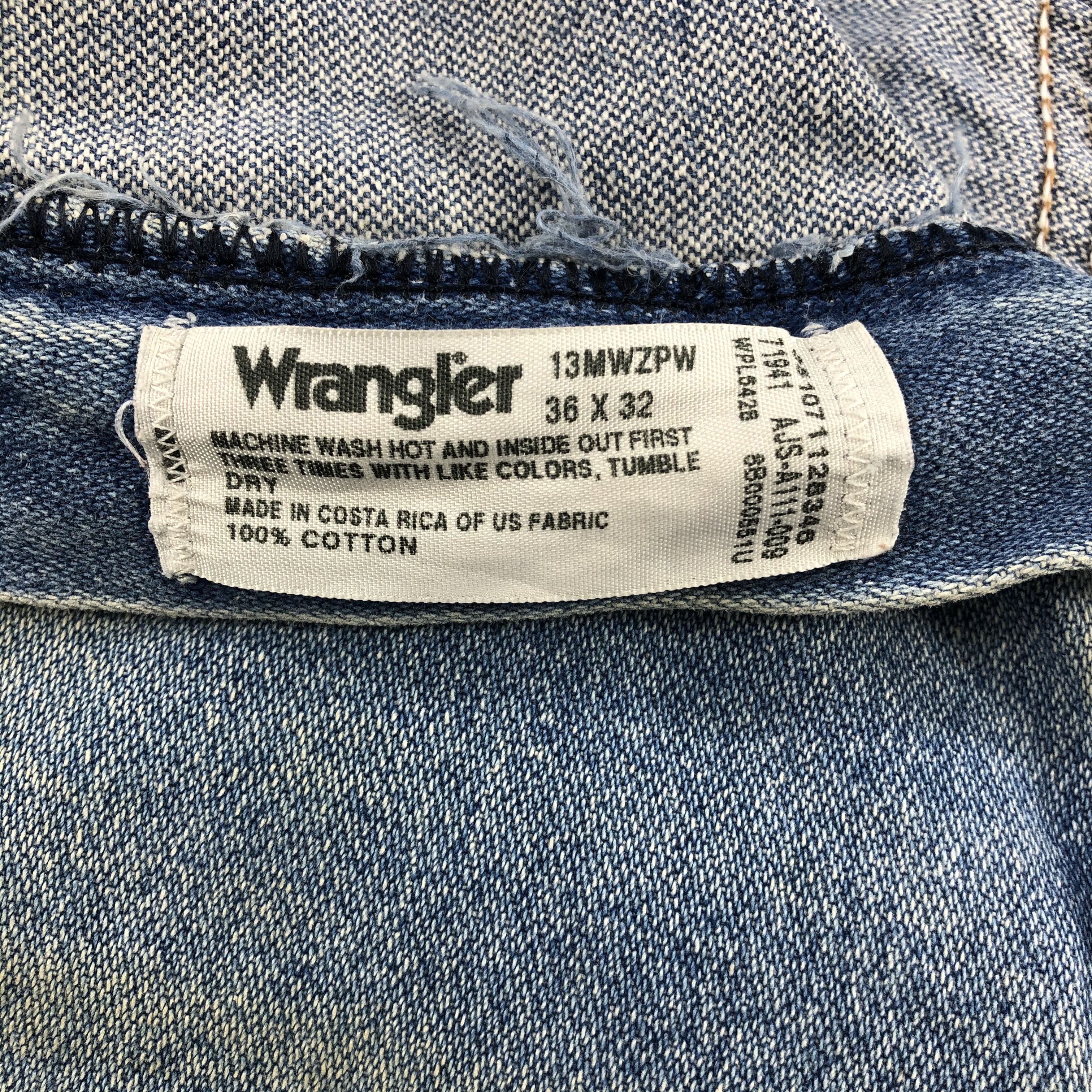 Vintage Vintage Blue Wash Wrangler Jeans-J1543 Size US 36 / EU 52 - 11 Thumbnail