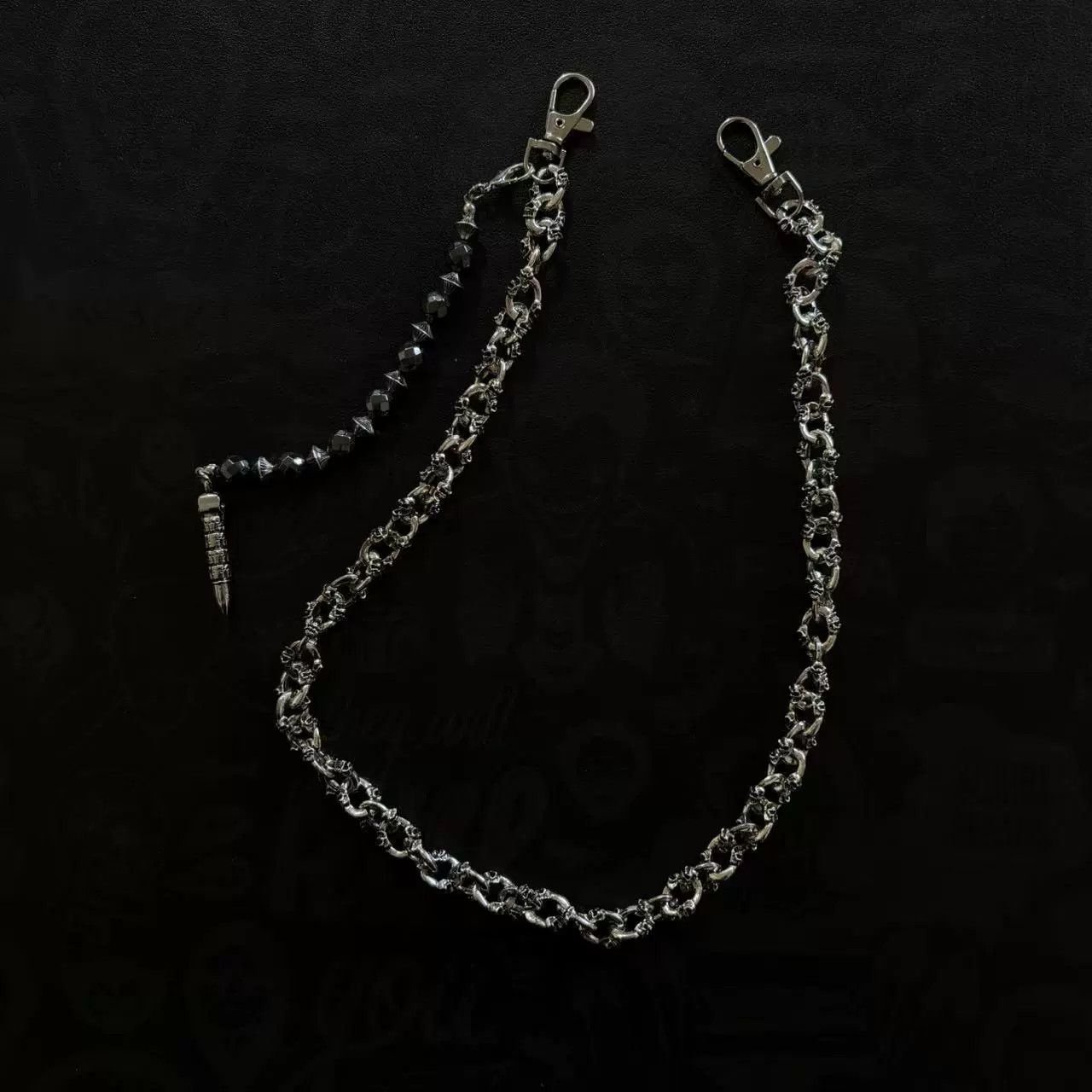 Vintage Retro hip-hop punk style jeans waist chain Size ONE SIZE - 4 Thumbnail