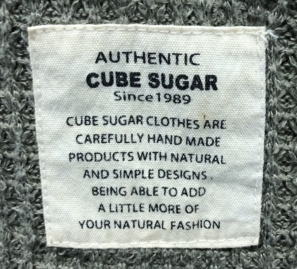 Handmade Vintage Cube Sugar Capitan Sup Store Knitwear Size US L / EU 52-54 / 3 - 4 Thumbnail