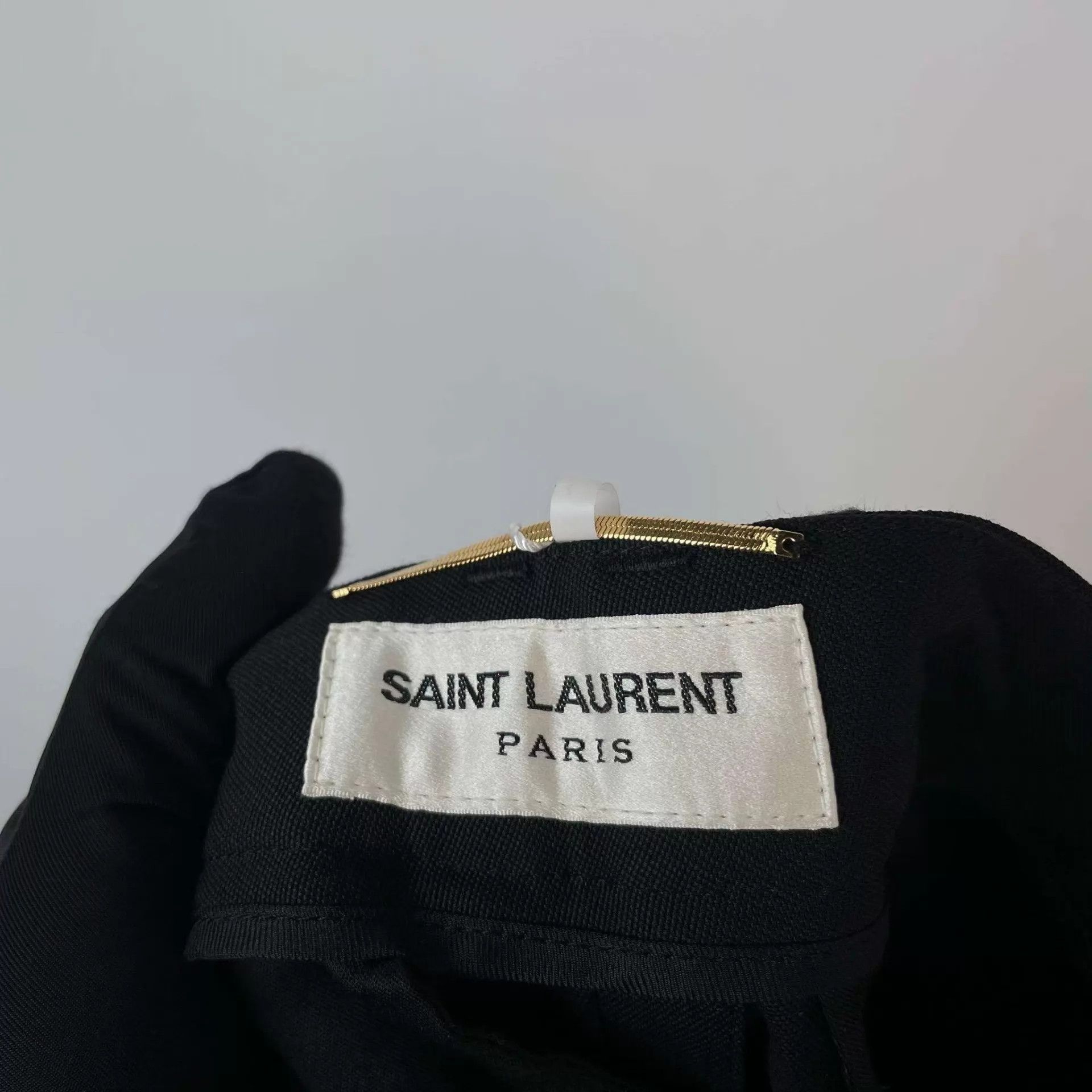 Saint Laurent Paris YSL Black Tailored Trousers 165 Size 26" / US 2 / IT 38 - 5 Thumbnail