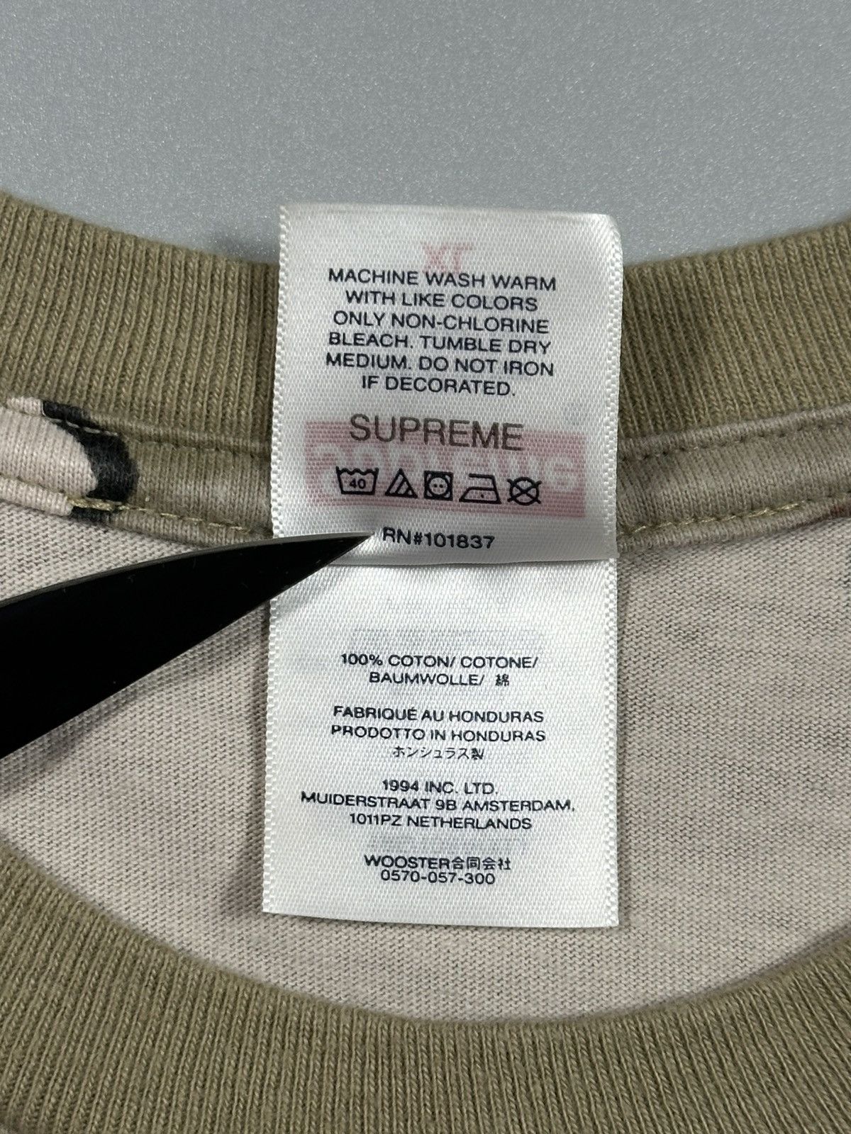 Supreme Supreme x Aphex Twin Ambient Works T-Shirt Desert Camo Size US XL / EU 56 / 4 - 6 Thumbnail
