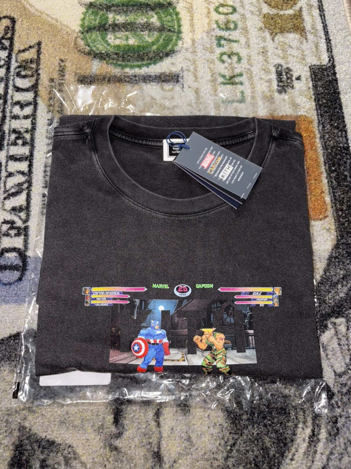Kith × Marvel Comics KITH MVC INDUSTRIAL VINTAGE JONES TEE - BLACK Size US XL / EU 56 / 4 - 1 Thumbnail